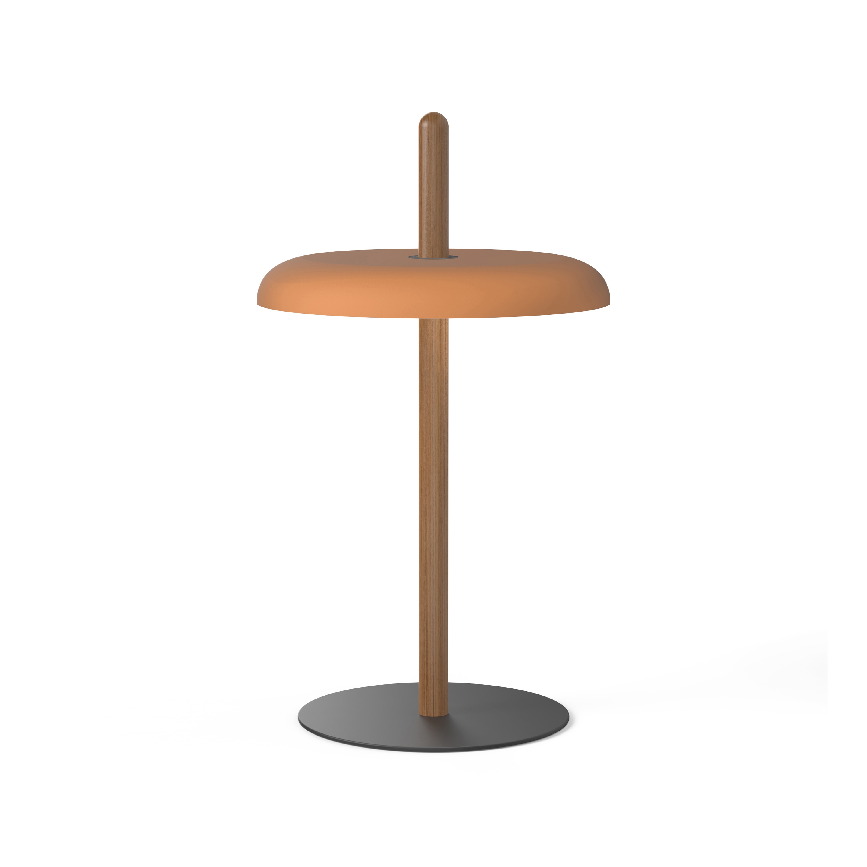 Produkt Nivel Table Walnut with Terracotta Shade des Herstellers Pablo anzeigen
