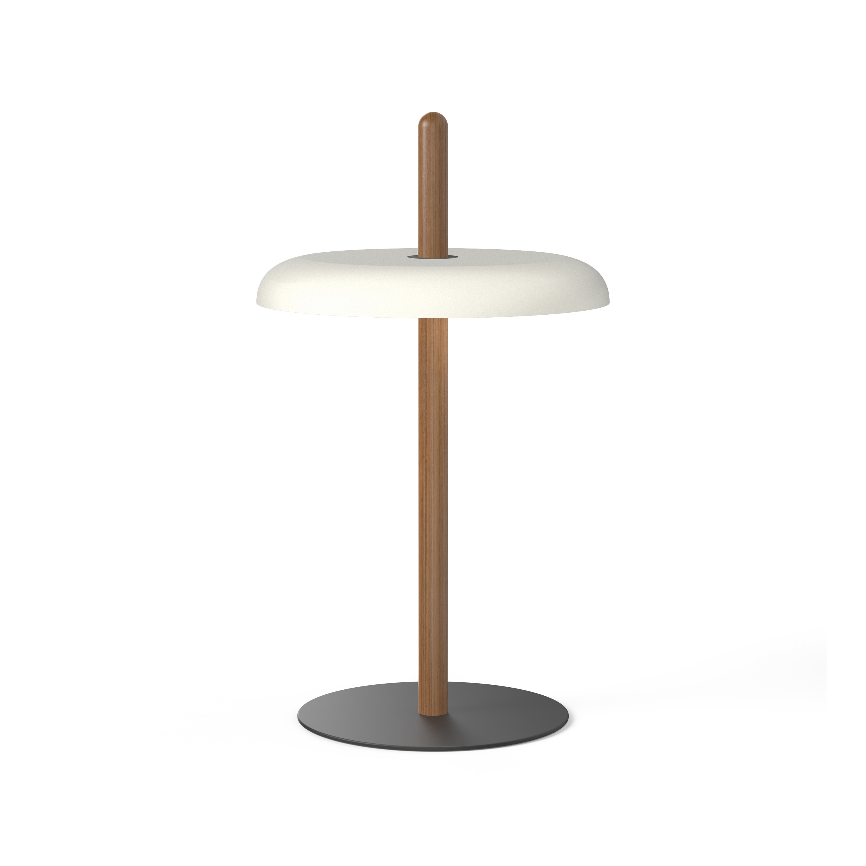 Nivel Table Walnut with White Shade