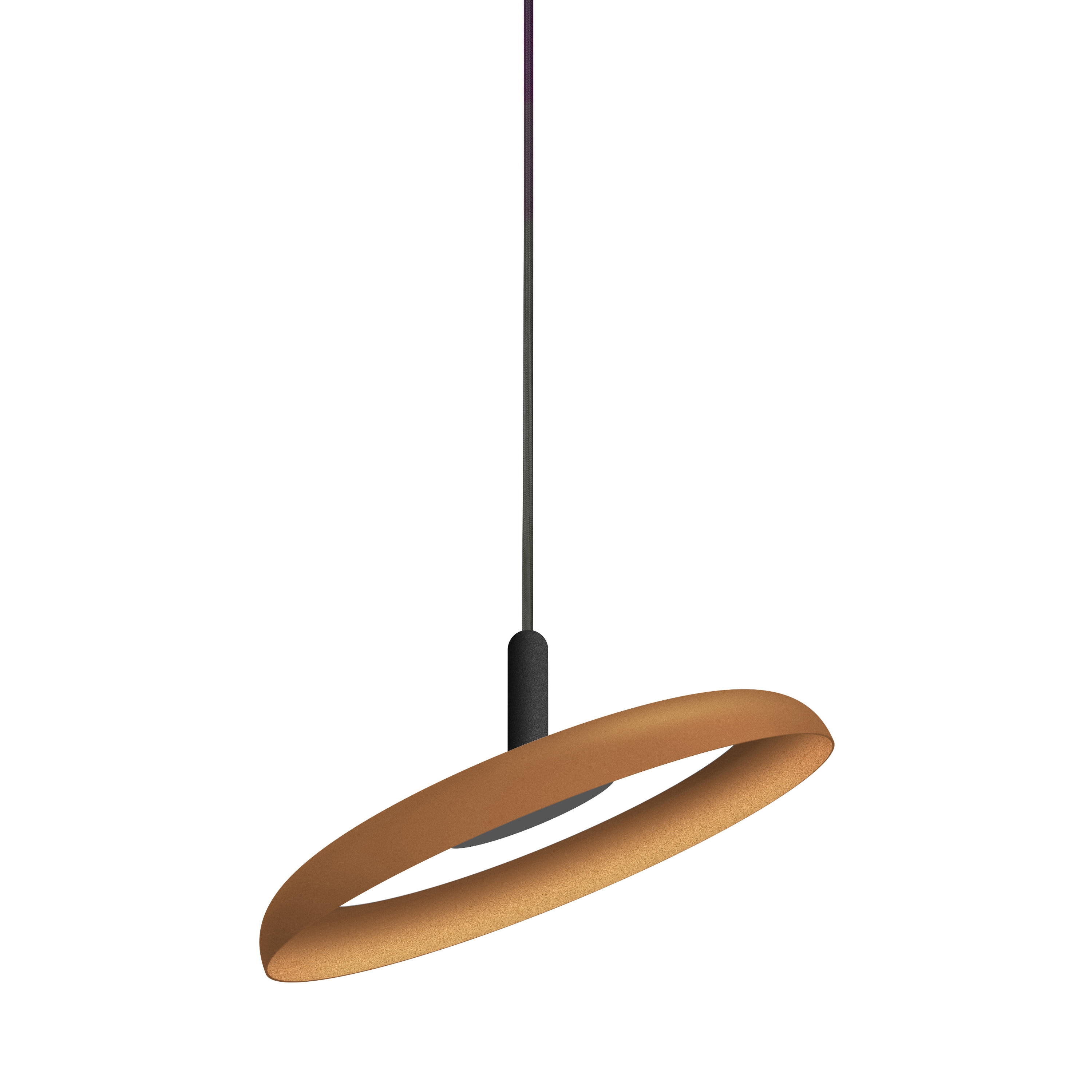 Nivel Pendant 15 Terracotta with Black Cord