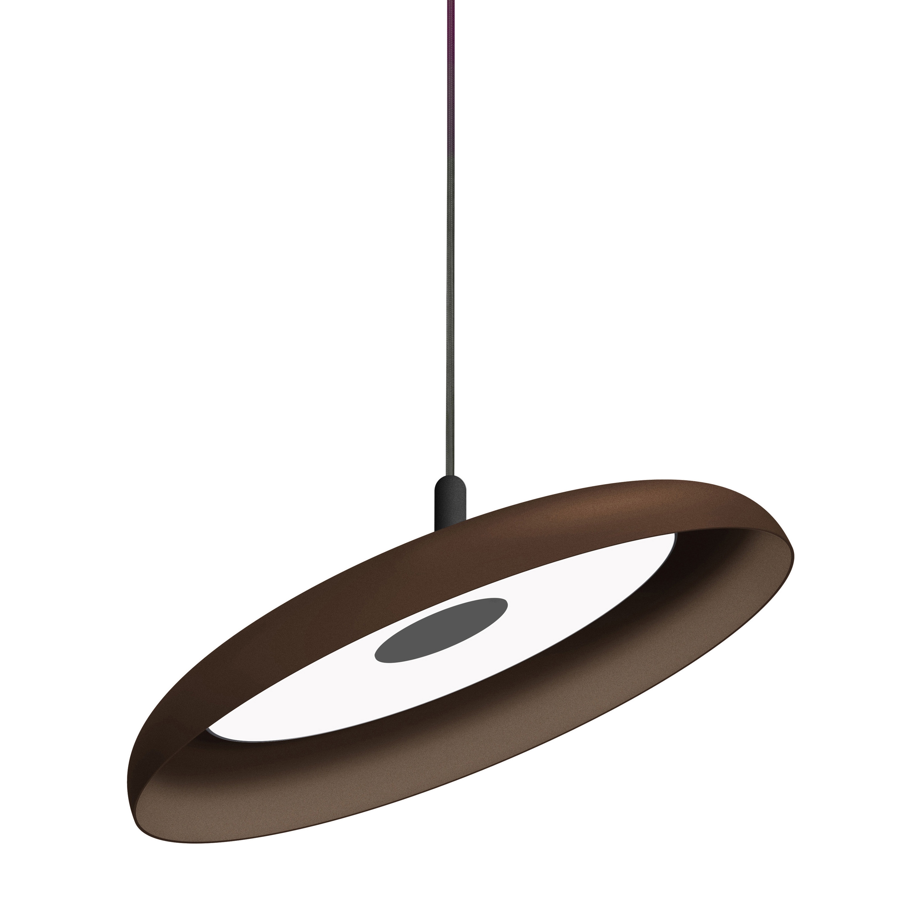 Nivel Pendant 22 Espresso with Black Cord