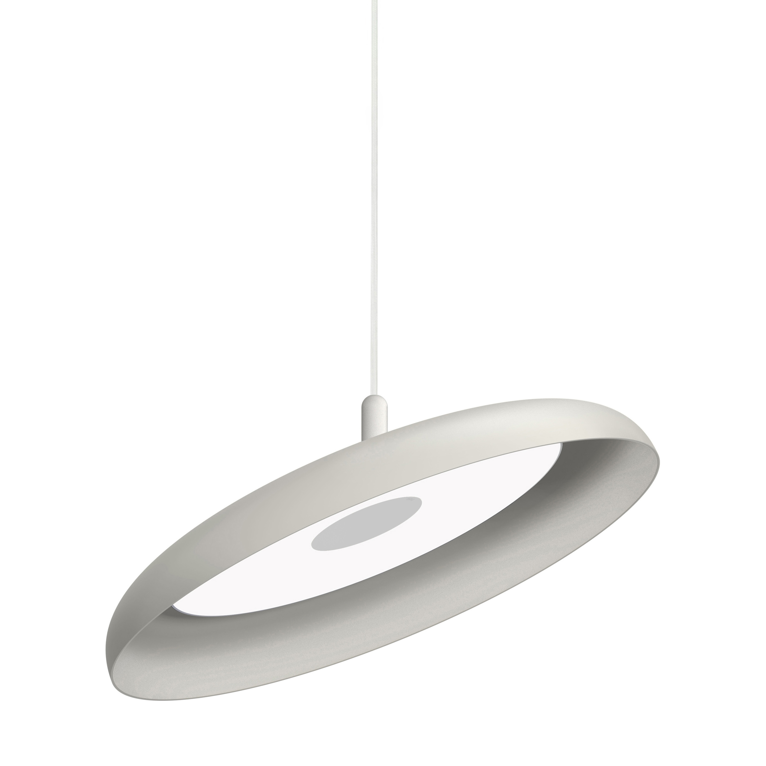 Afficher le produit Nivel Pendant 22 White Shade with White Cord du fabricant Pablo