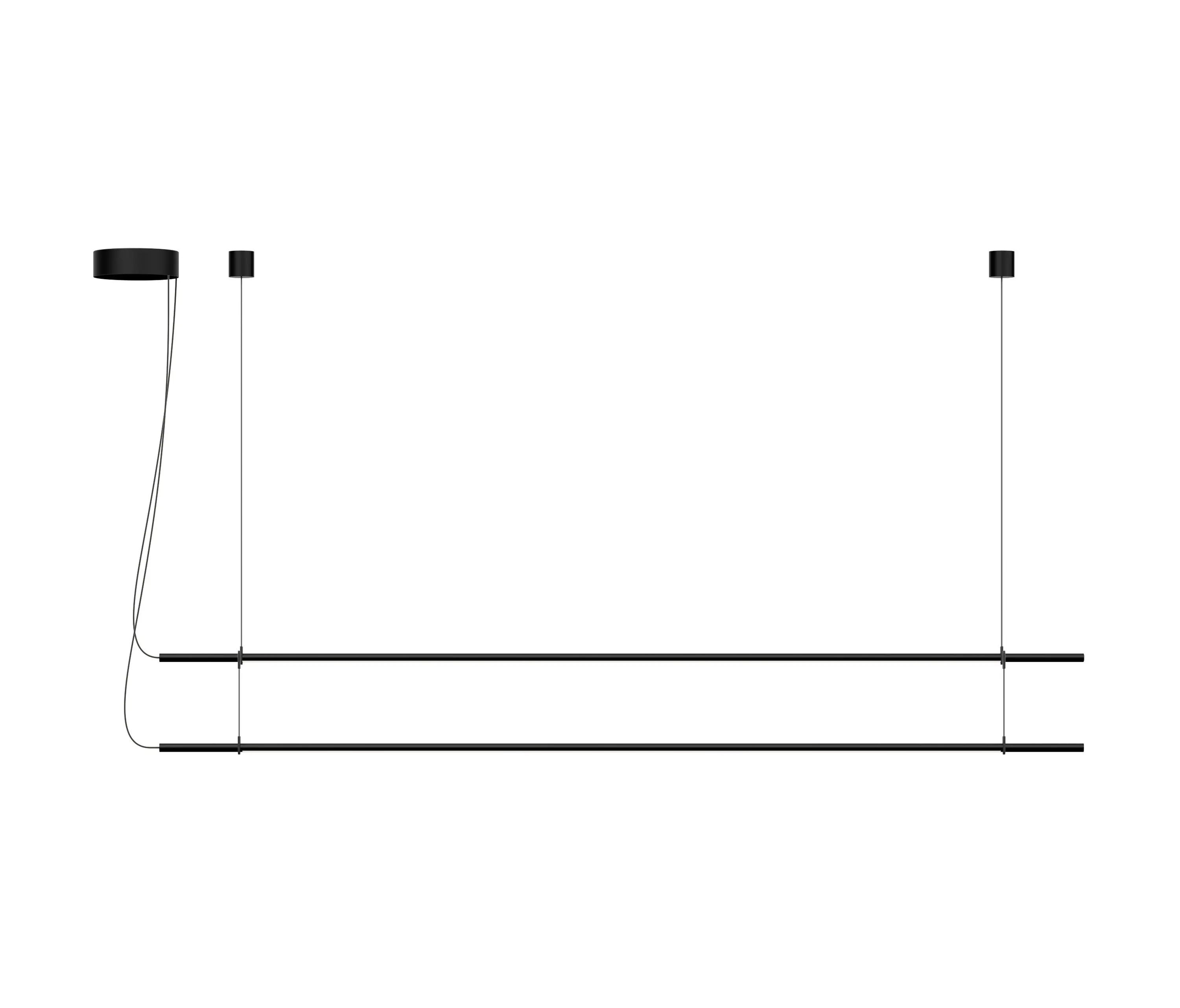 Pablo - T.O Pendant 2 Stack Matte Black+Burnt Orange Webbing