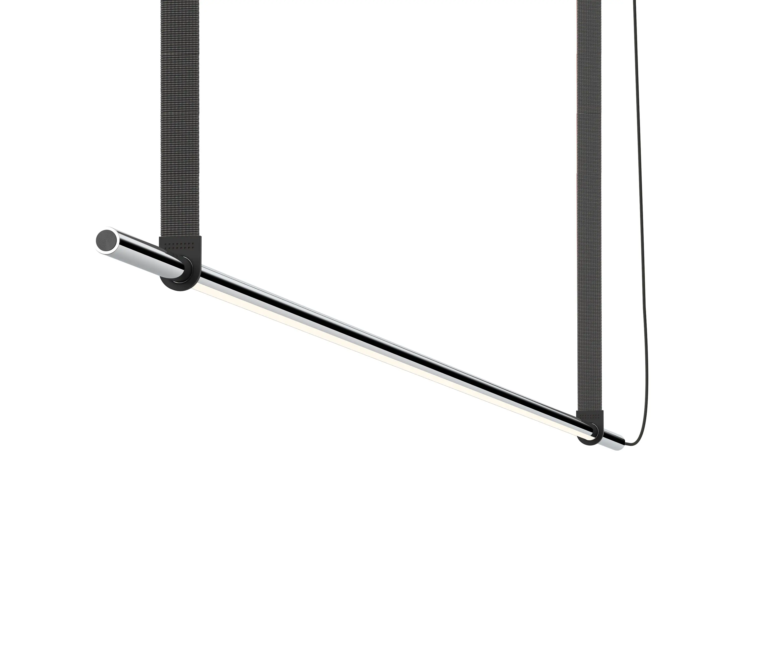 Pablo - T.O Pendant 2 Stack Chrome+Graphite Webbing