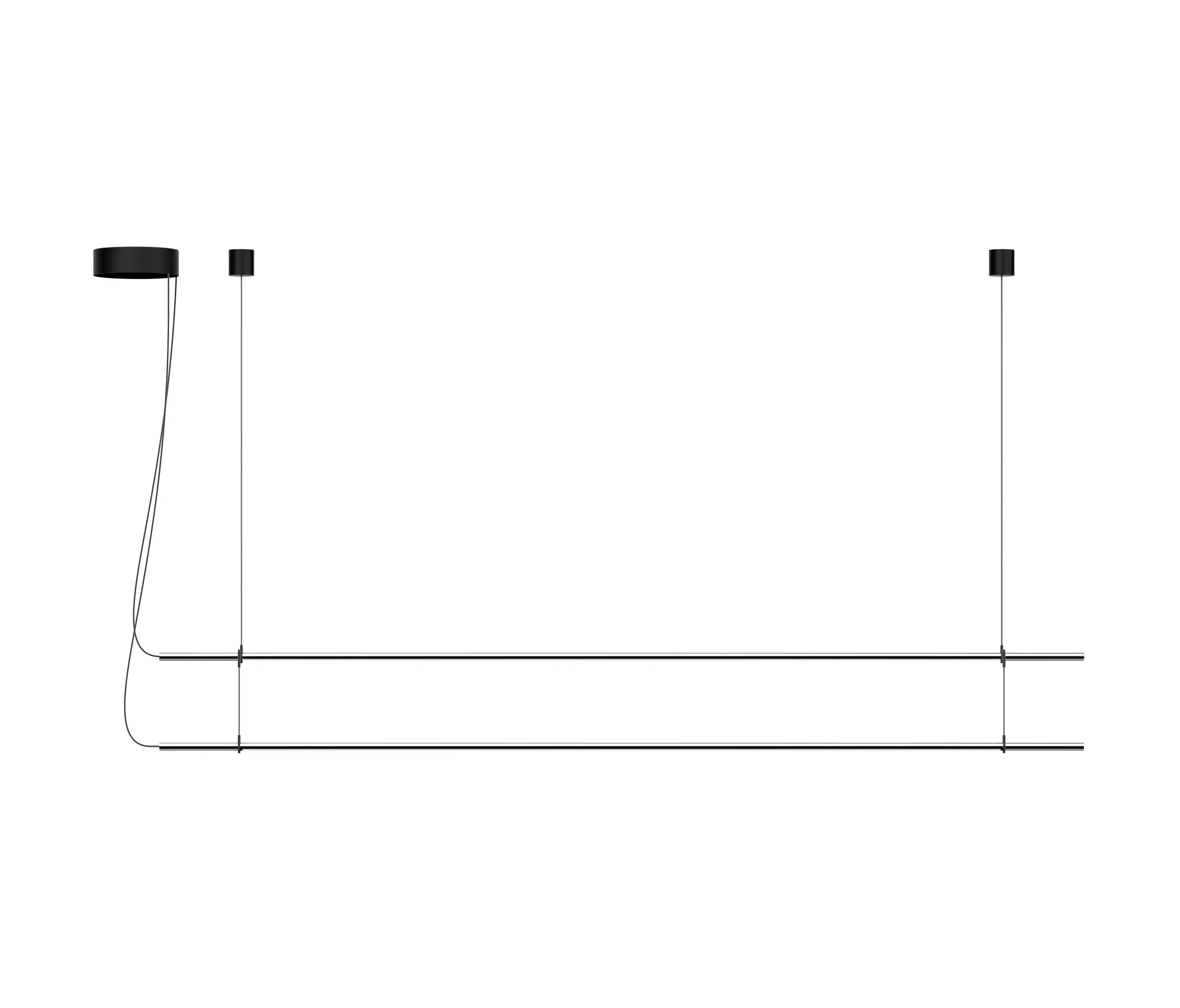 Pablo - T.O Pendant 2 Stack Chrome+Graphite Webbing