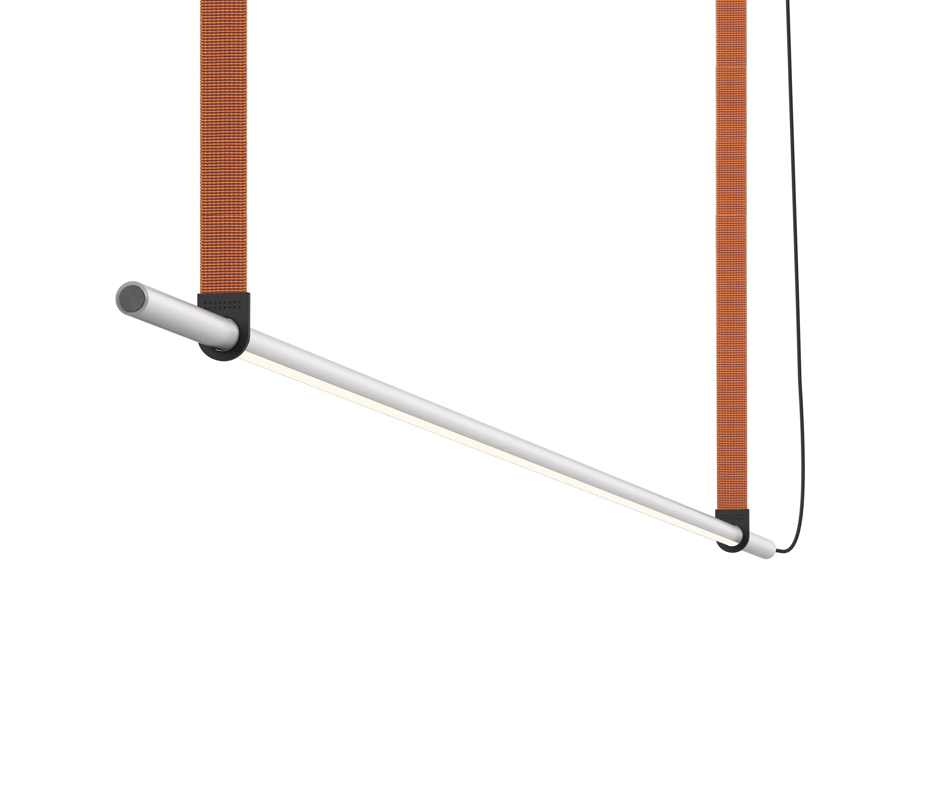 Pablo - T.O Pendant 2 Stack Matte Grey+Burnt Orange Webbing
