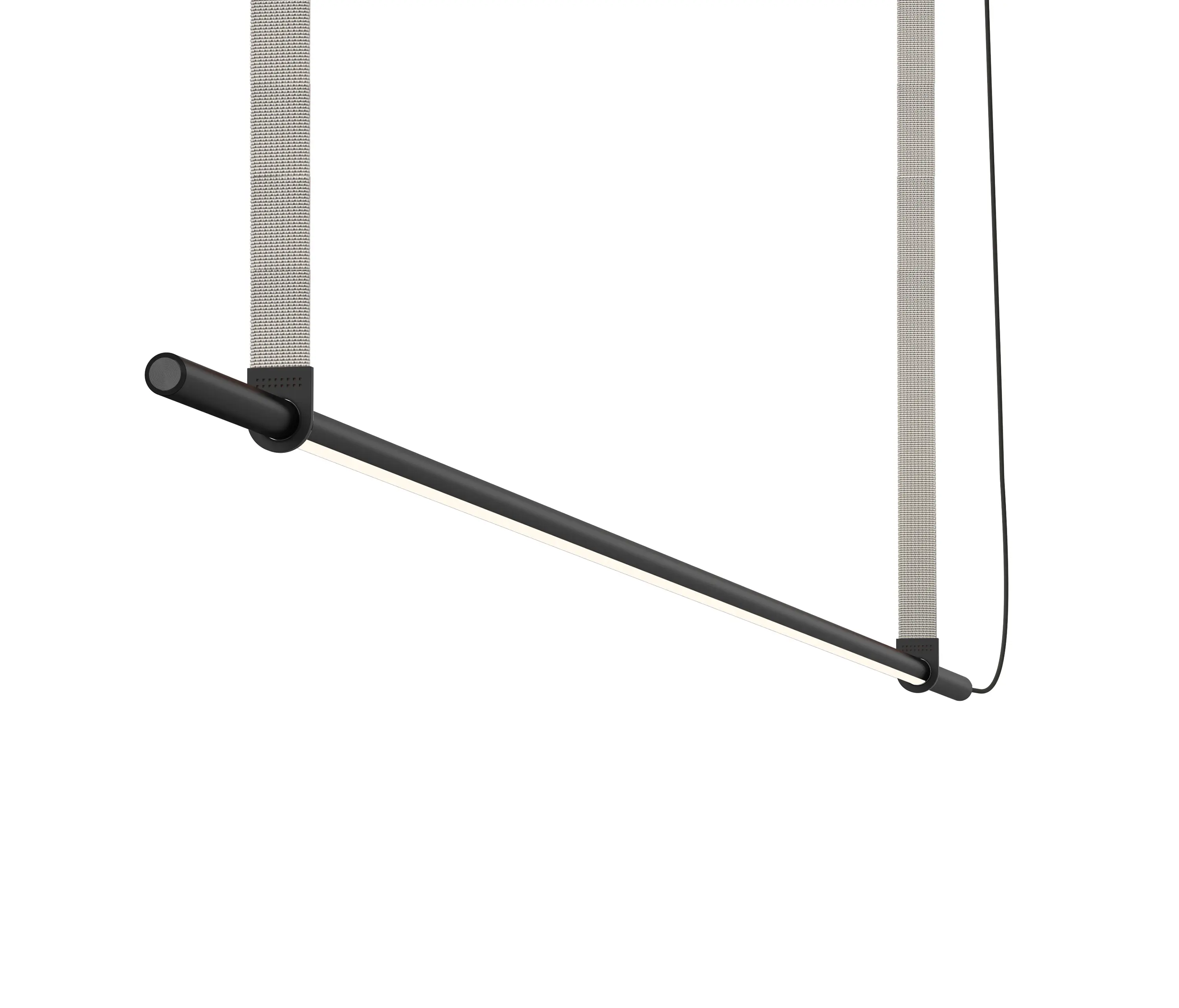 Pablo - T.O Pendant 3 Stack Matte Black+Light Grey Webbing