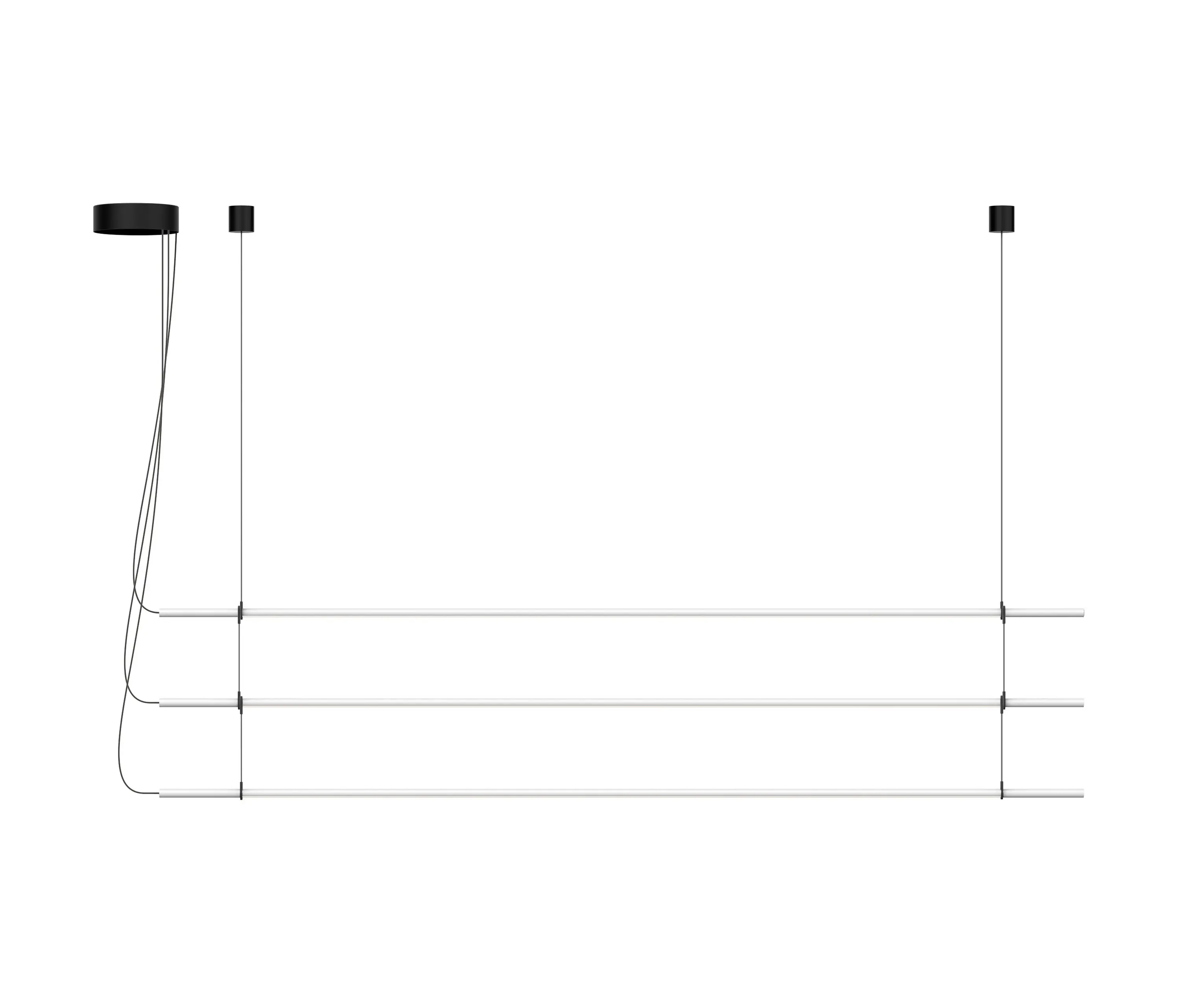 Pablo - T.O Pendant 3 Stack Matte Grey+Light Grey Webbing