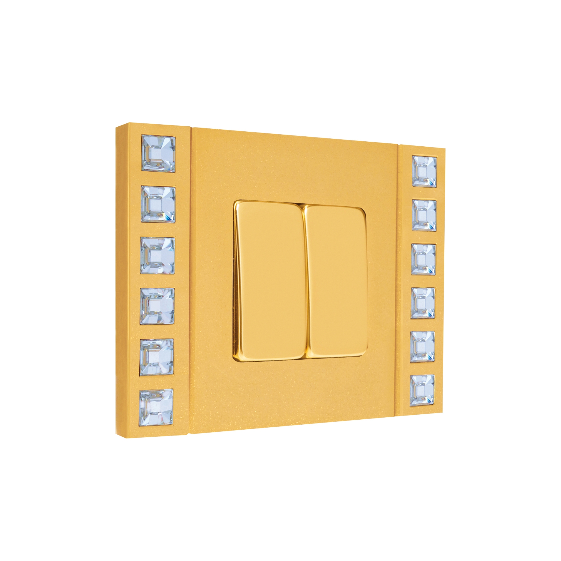 Display product Sand-Velvet-Décor | Double Push-Button Switch from manufacturer FEDE
