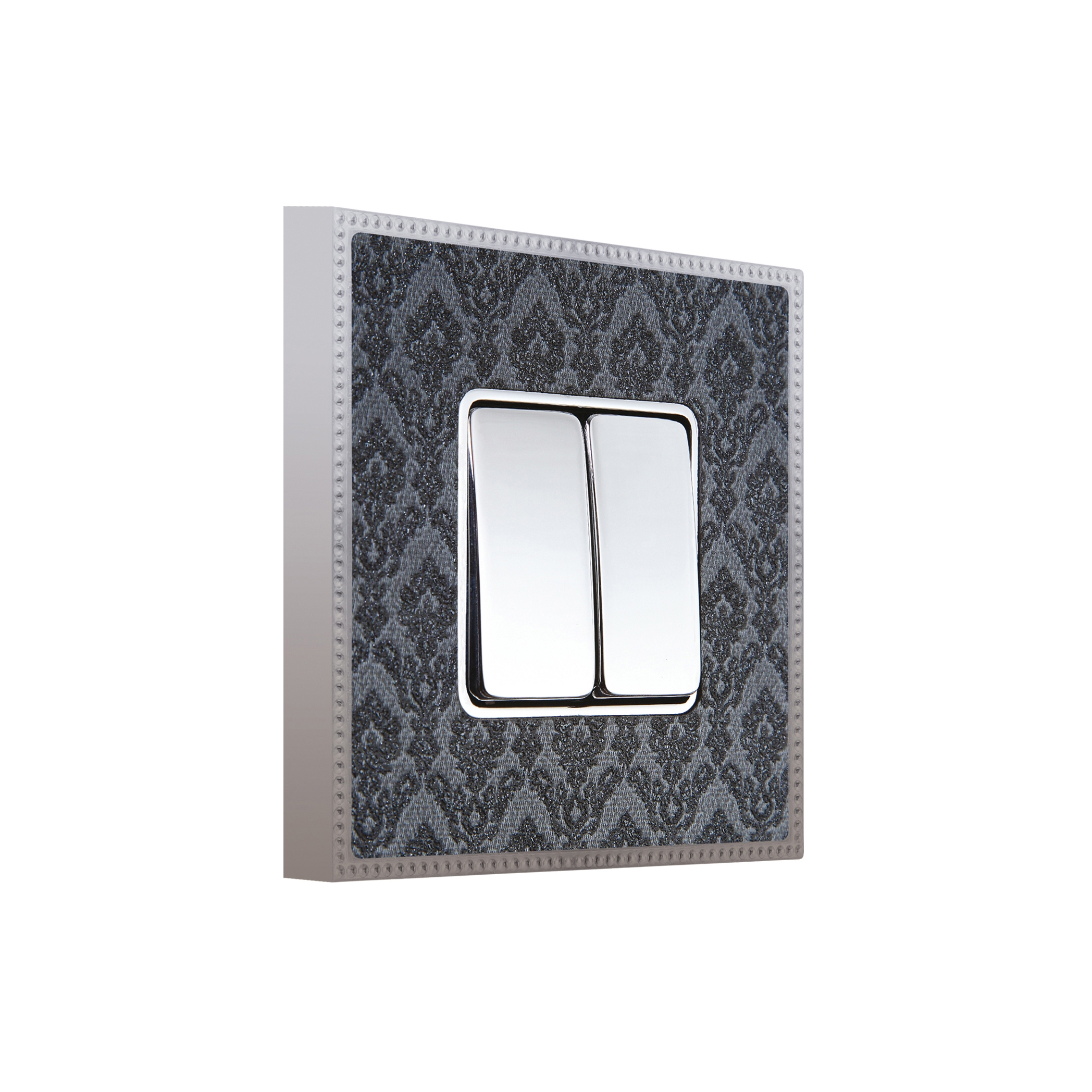 Display product New Belle Époque Tapestry | Double Push-Button Switch from manufacturer FEDE