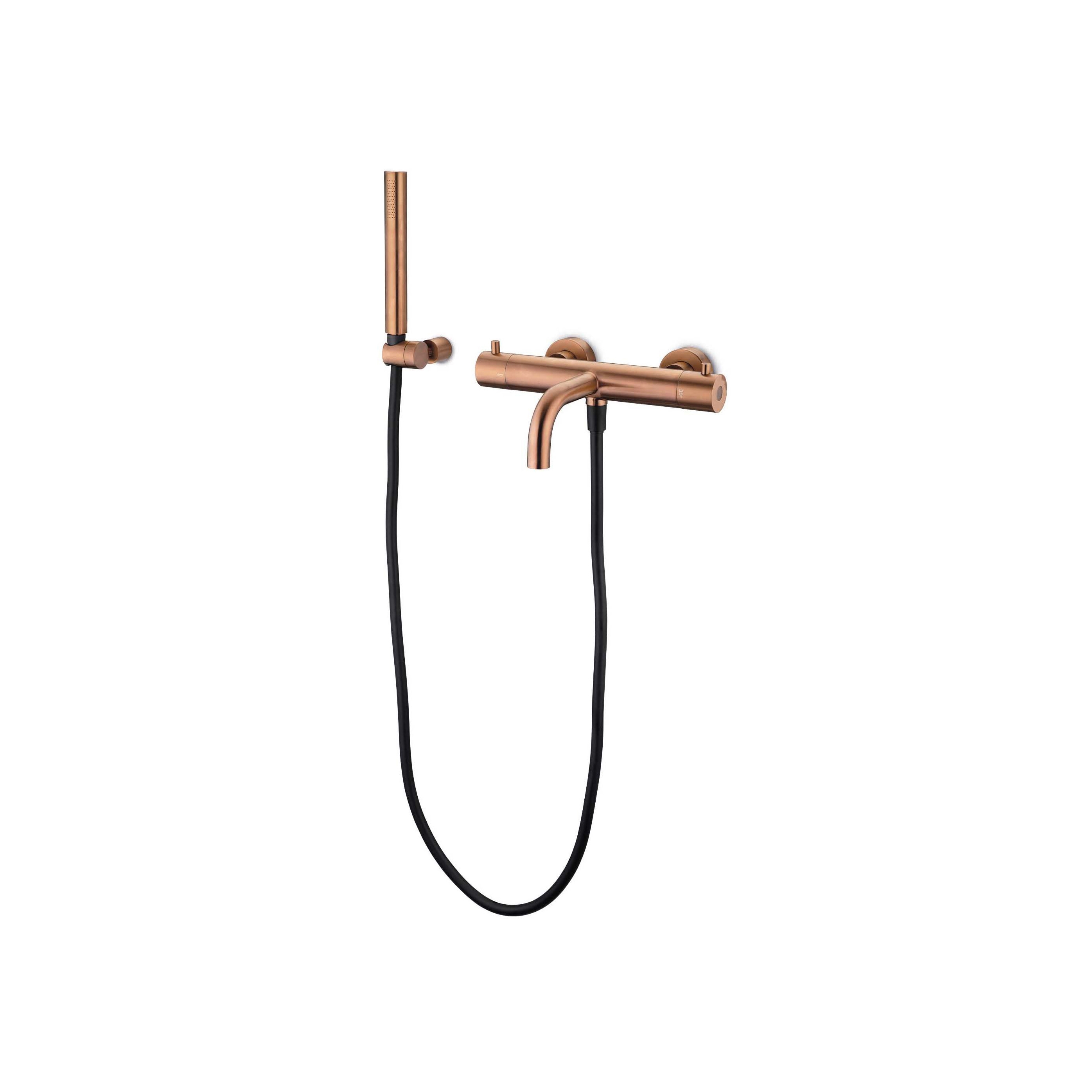 JEE-O slimline wall bath mixer thermostatic
