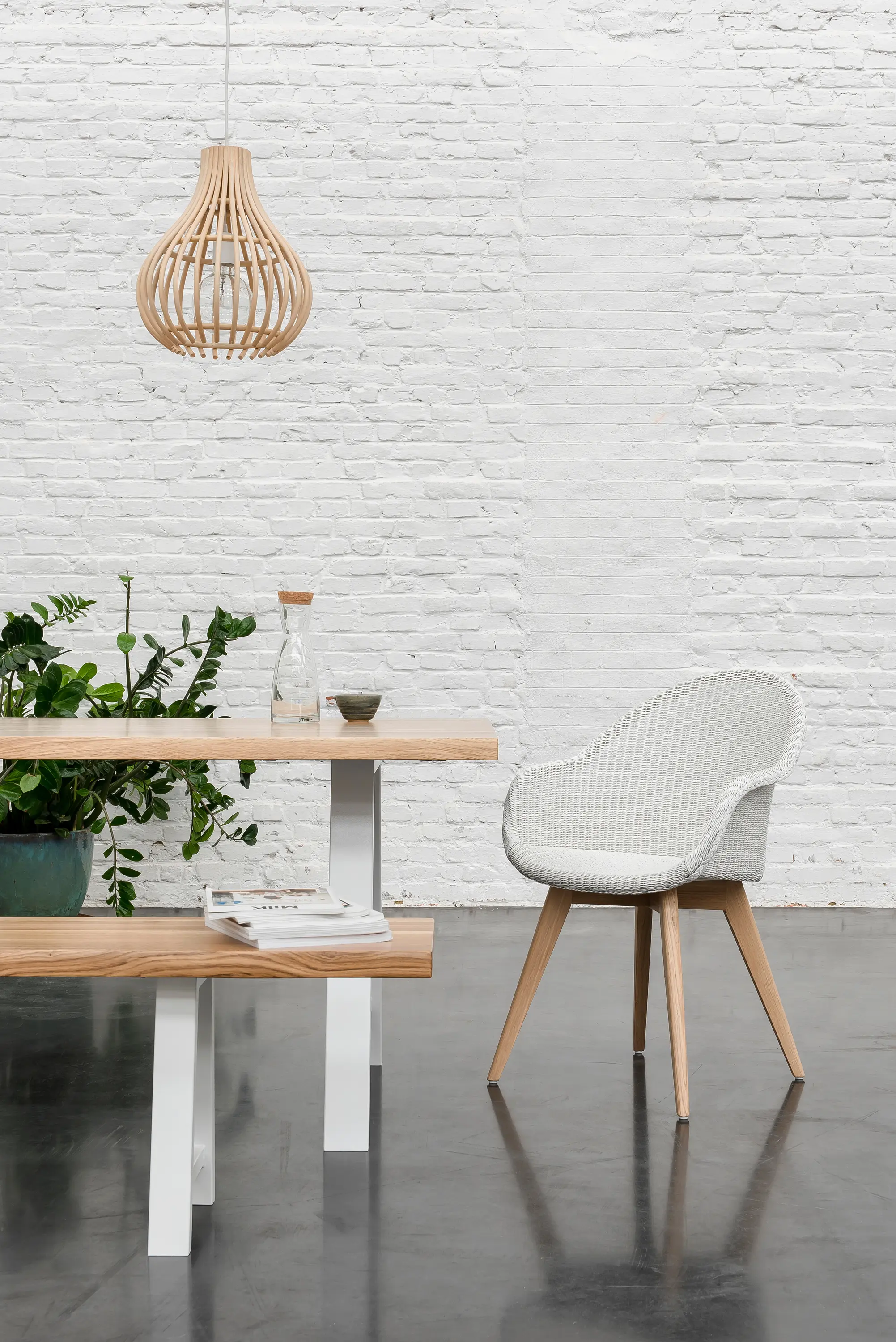 Vincent Sheppard - Avril counter stool oak base