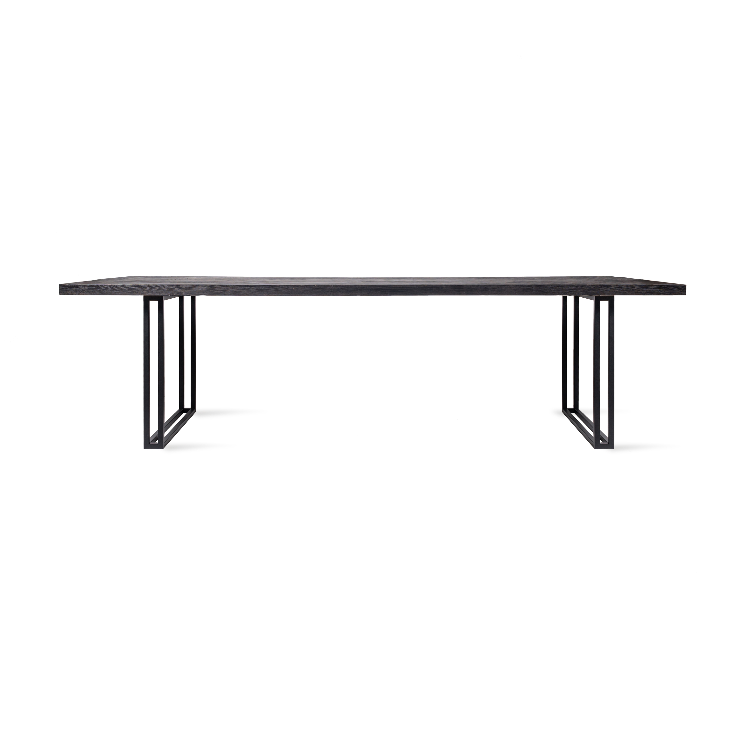 Display product Achille dining table black square base from manufacturer Vincent Sheppard