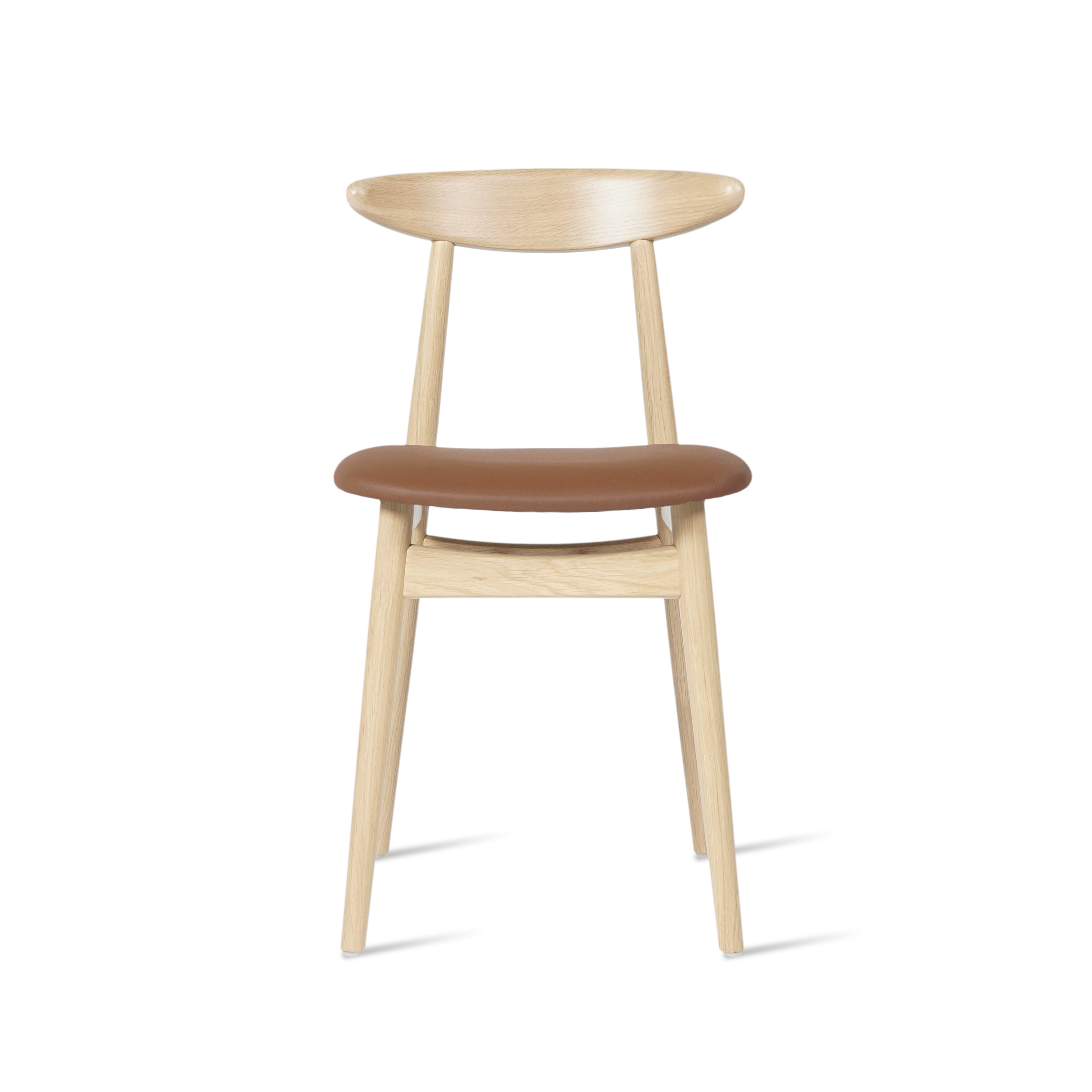Atelier N/7 Teo oak dining chair upholstered