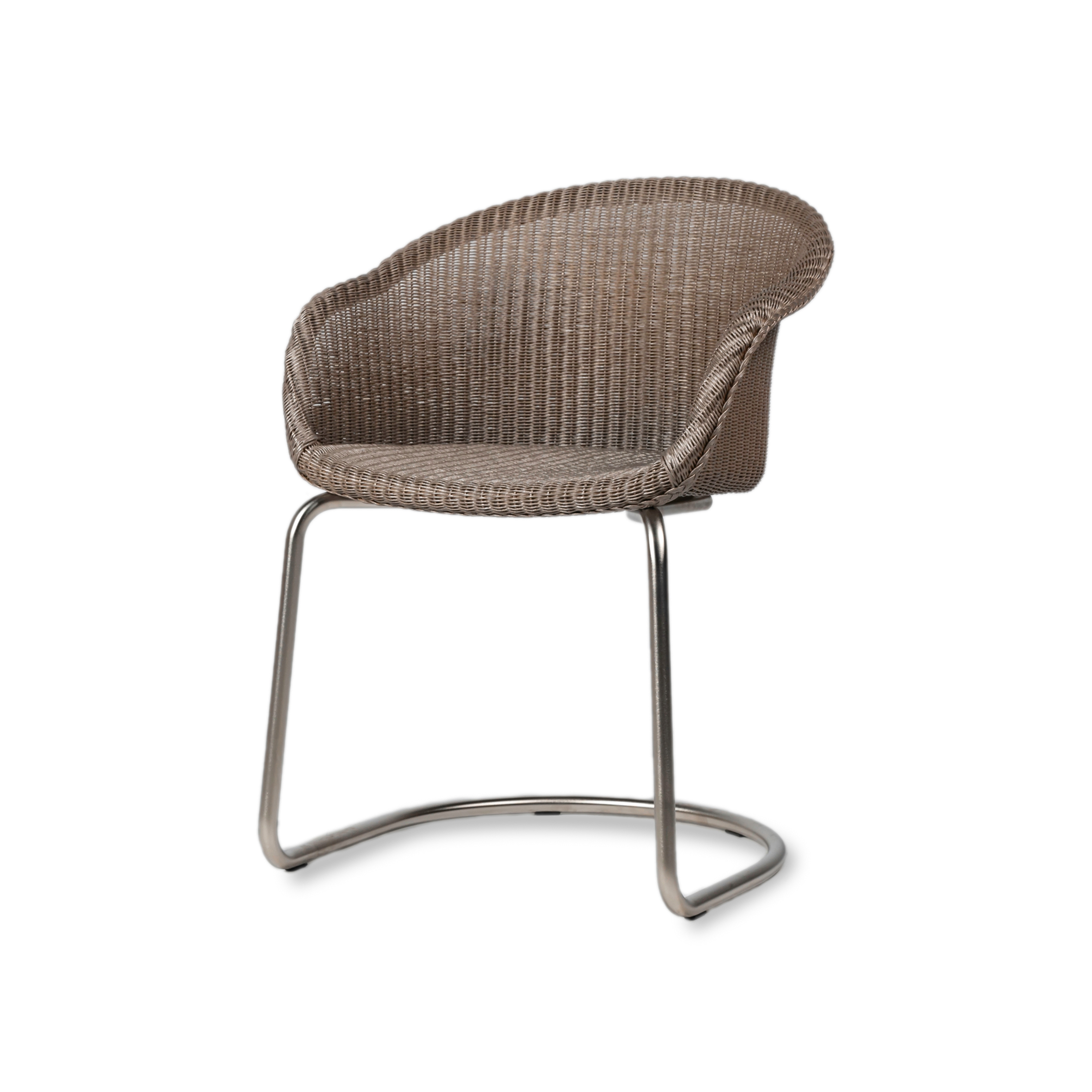 Avril dining chair matt cantilever base