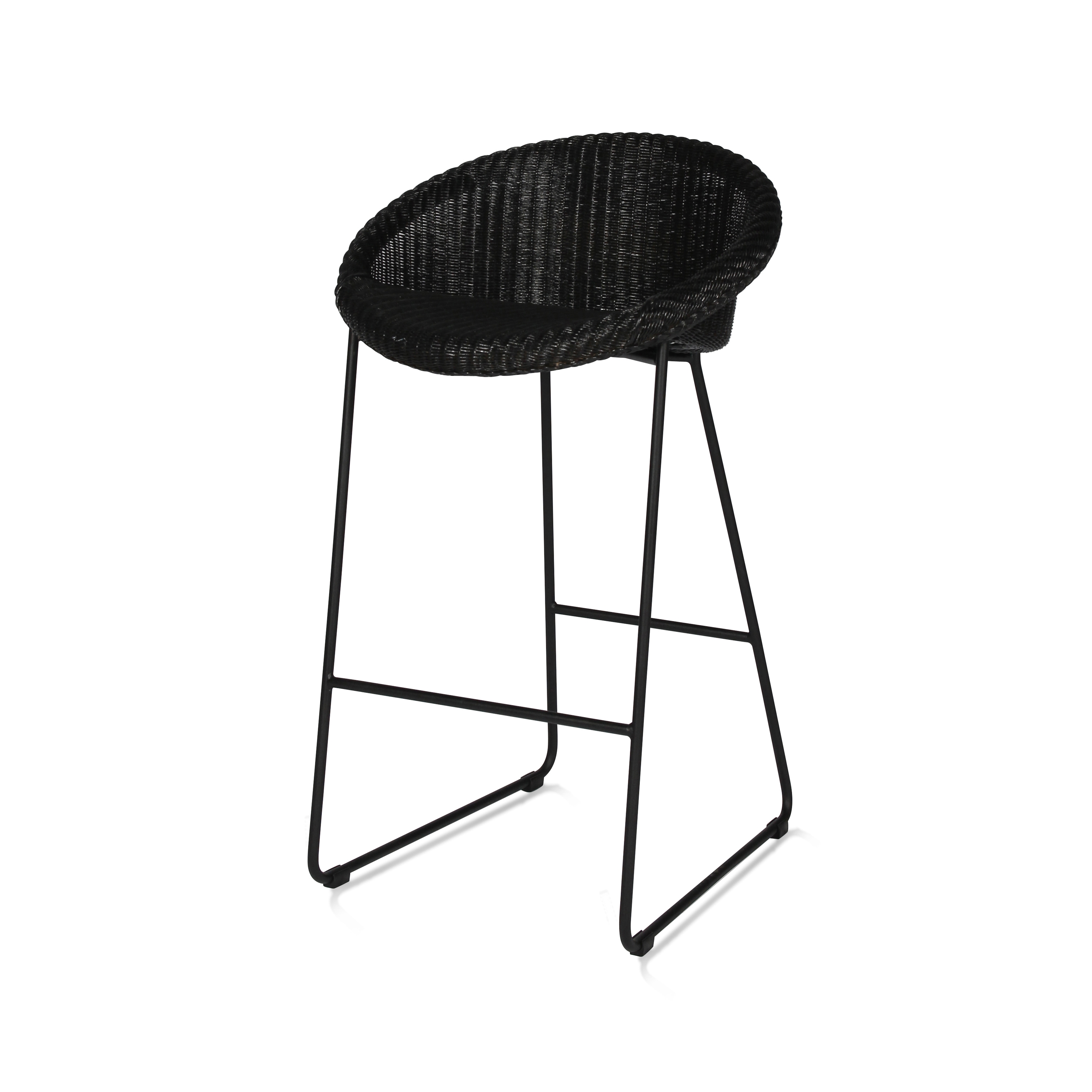 Display product Joe counter stool black sled base from manufacturer Vincent Sheppard