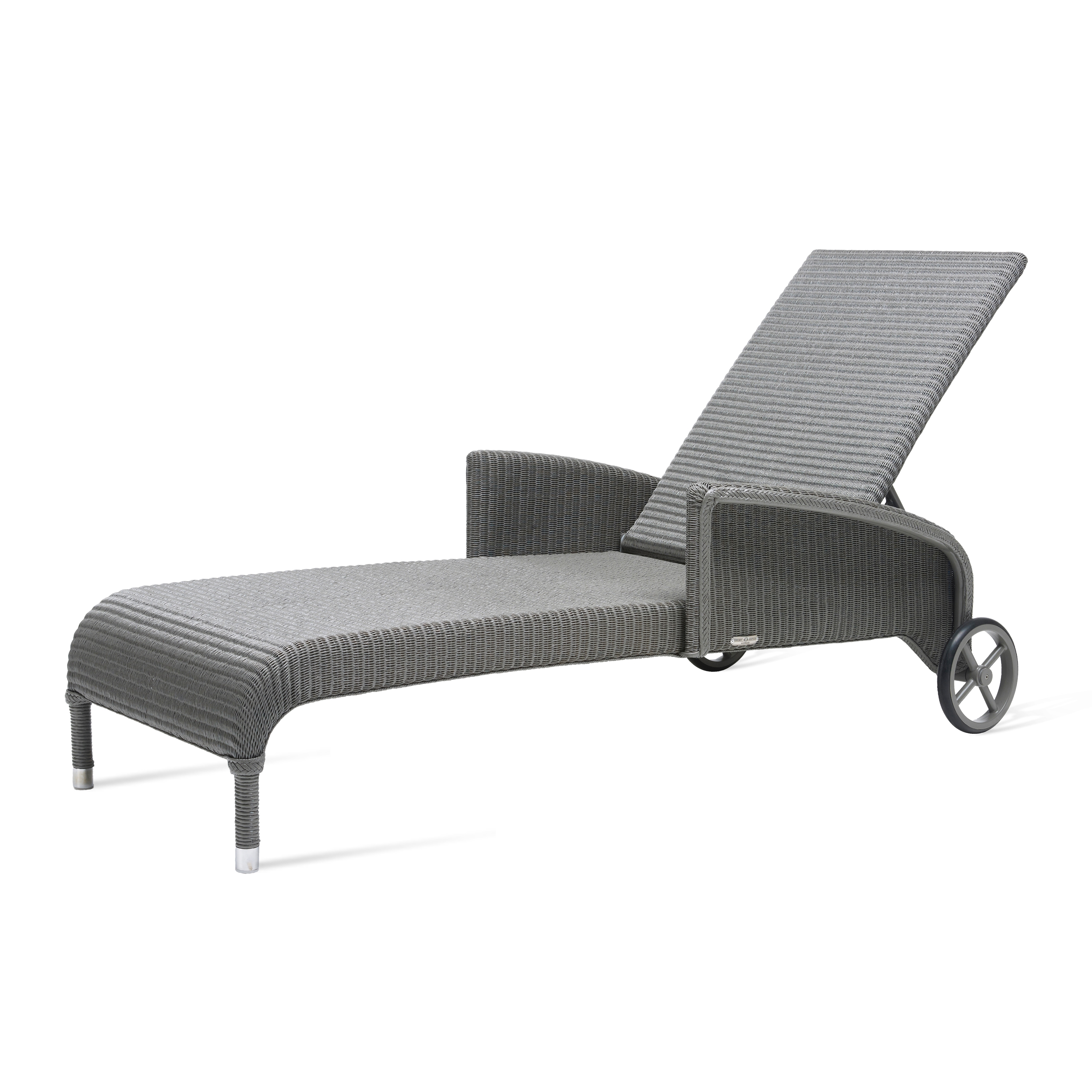 Produkt Outdoor Lloyd Loom Dovile sunlounger with arms des Herstellers Vincent Sheppard anzeigen