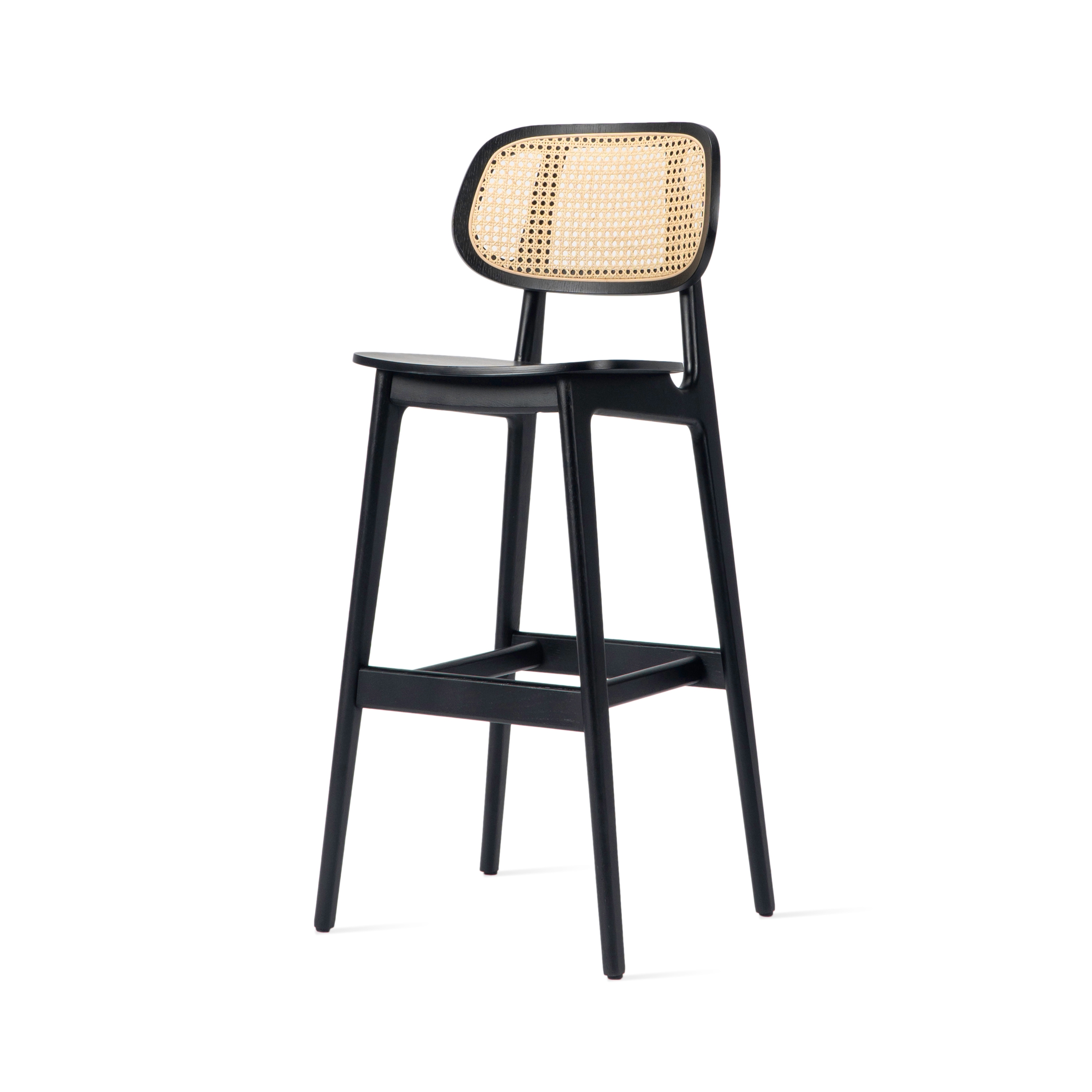 Display product Titus bar stool black from manufacturer Vincent Sheppard