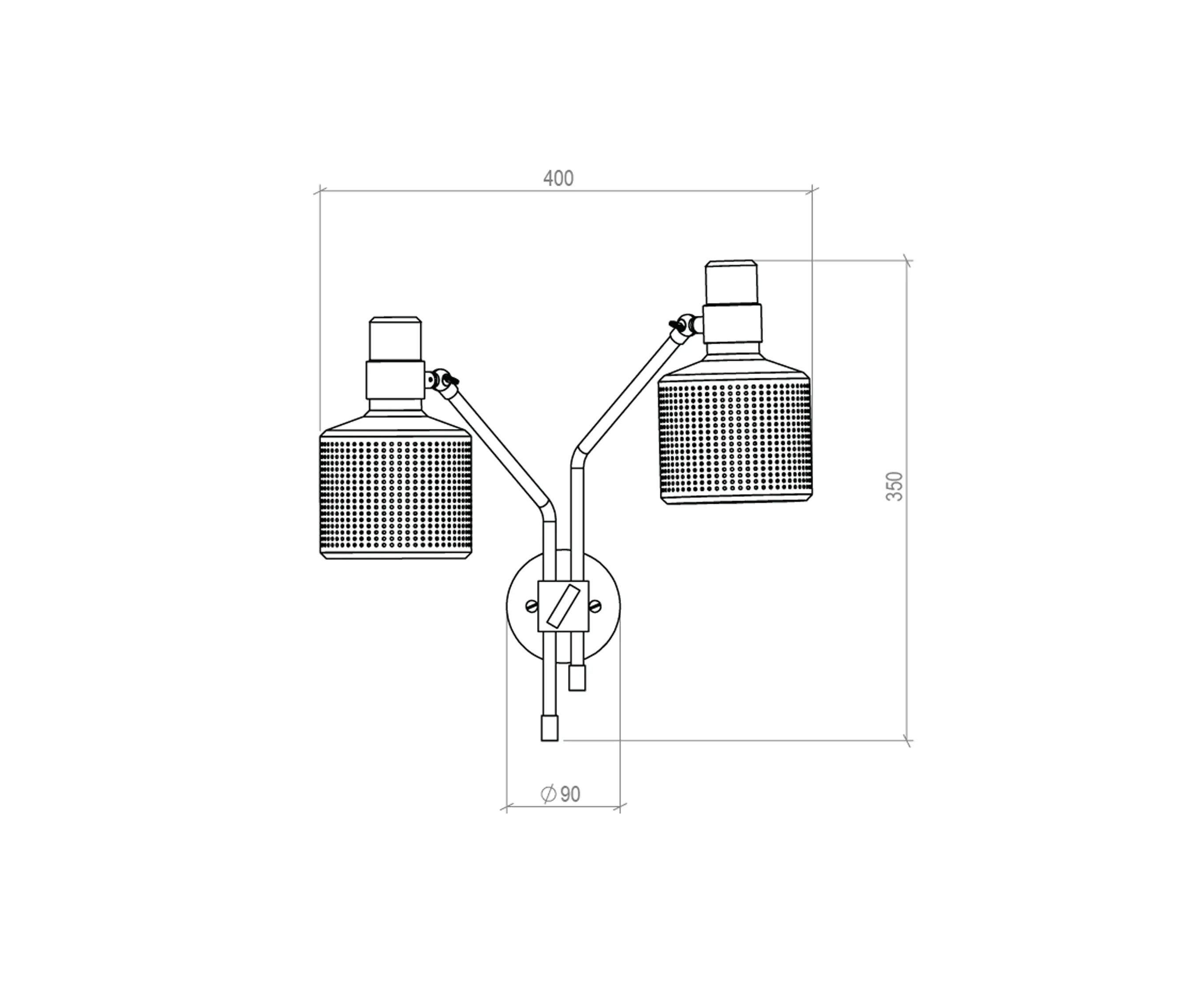 Bert Frank - Riddle Double Wall Light