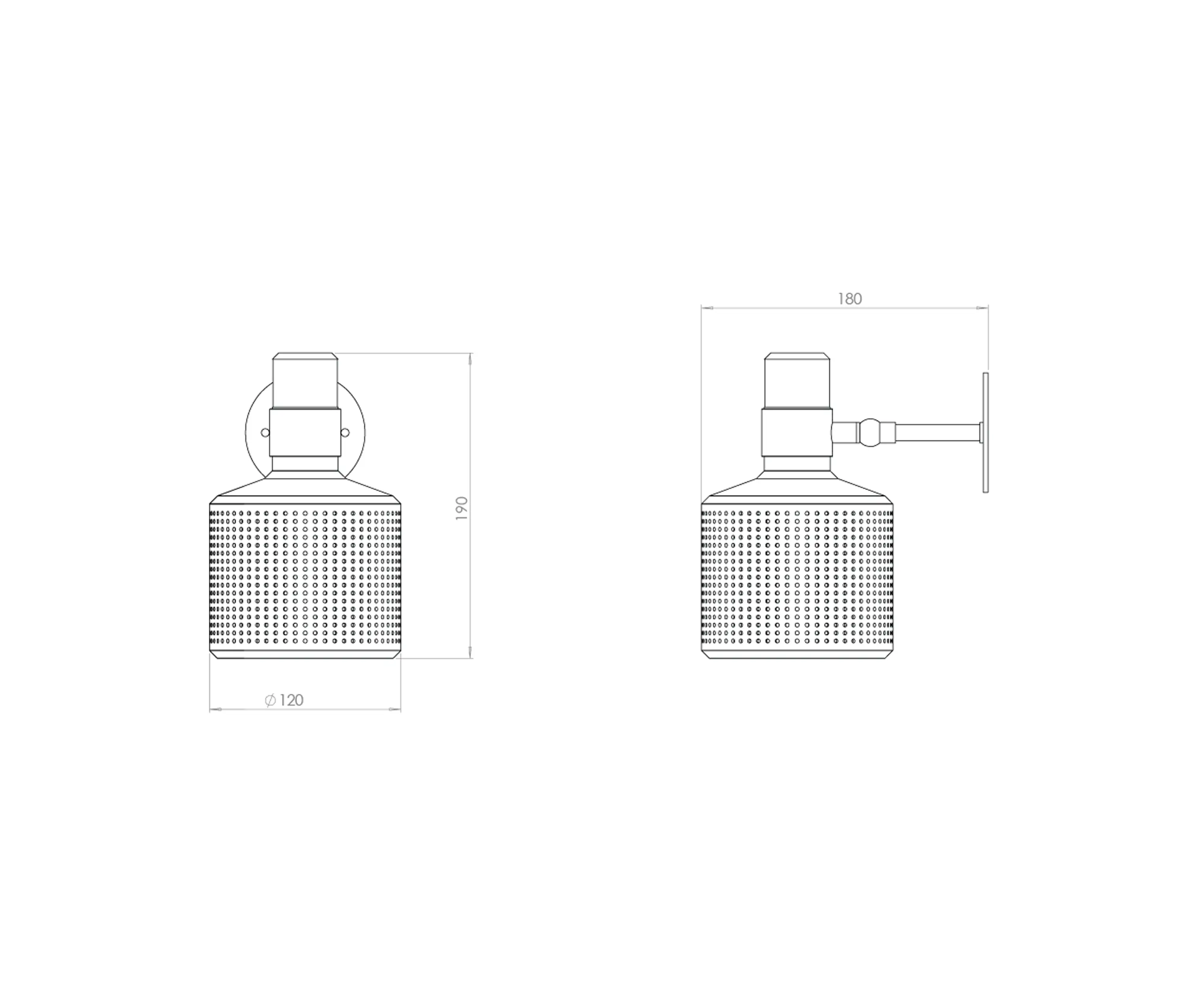 Bert Frank - Riddle Single Wall Light