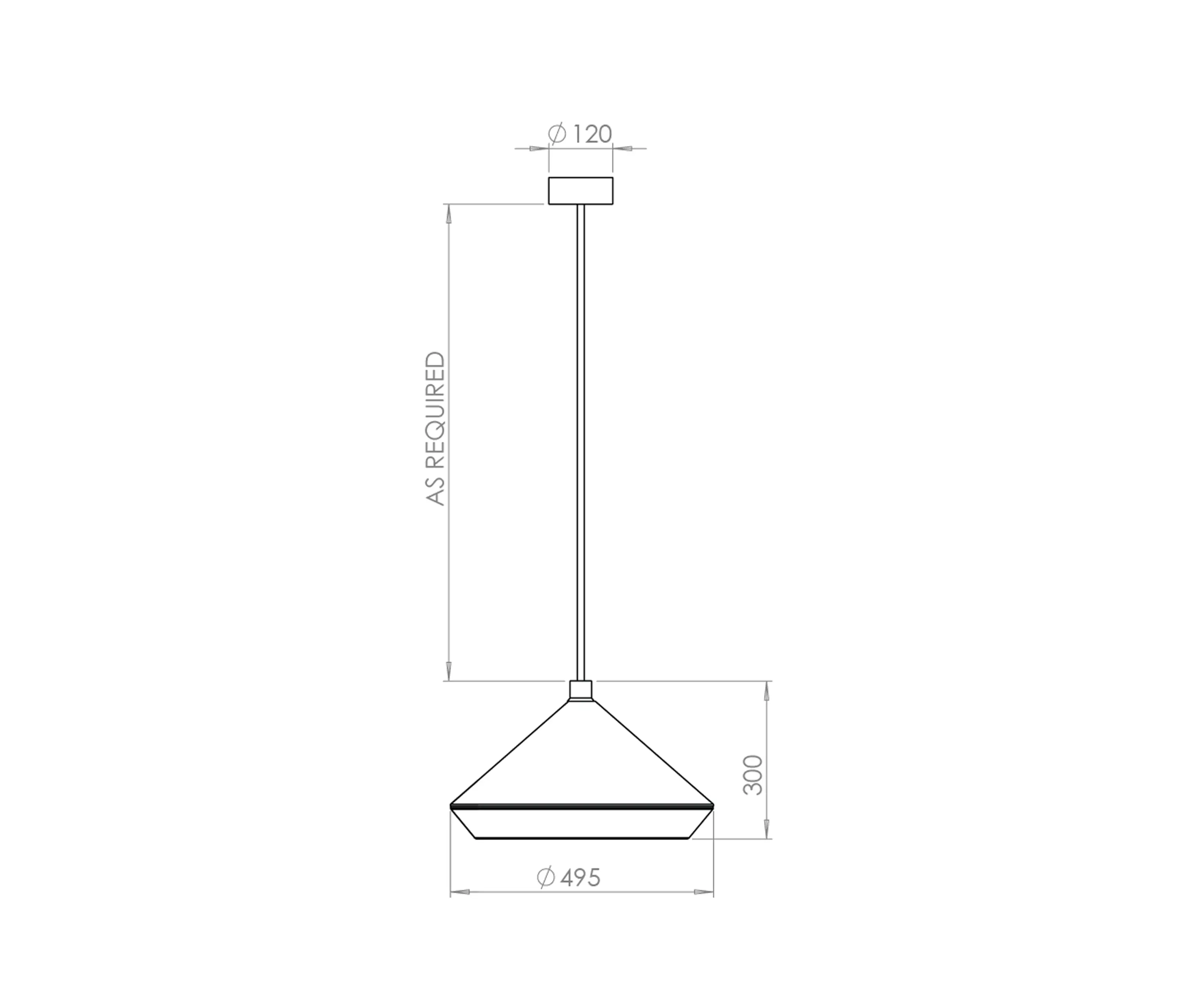 Bert Frank - Shear XL Pendant Lamp