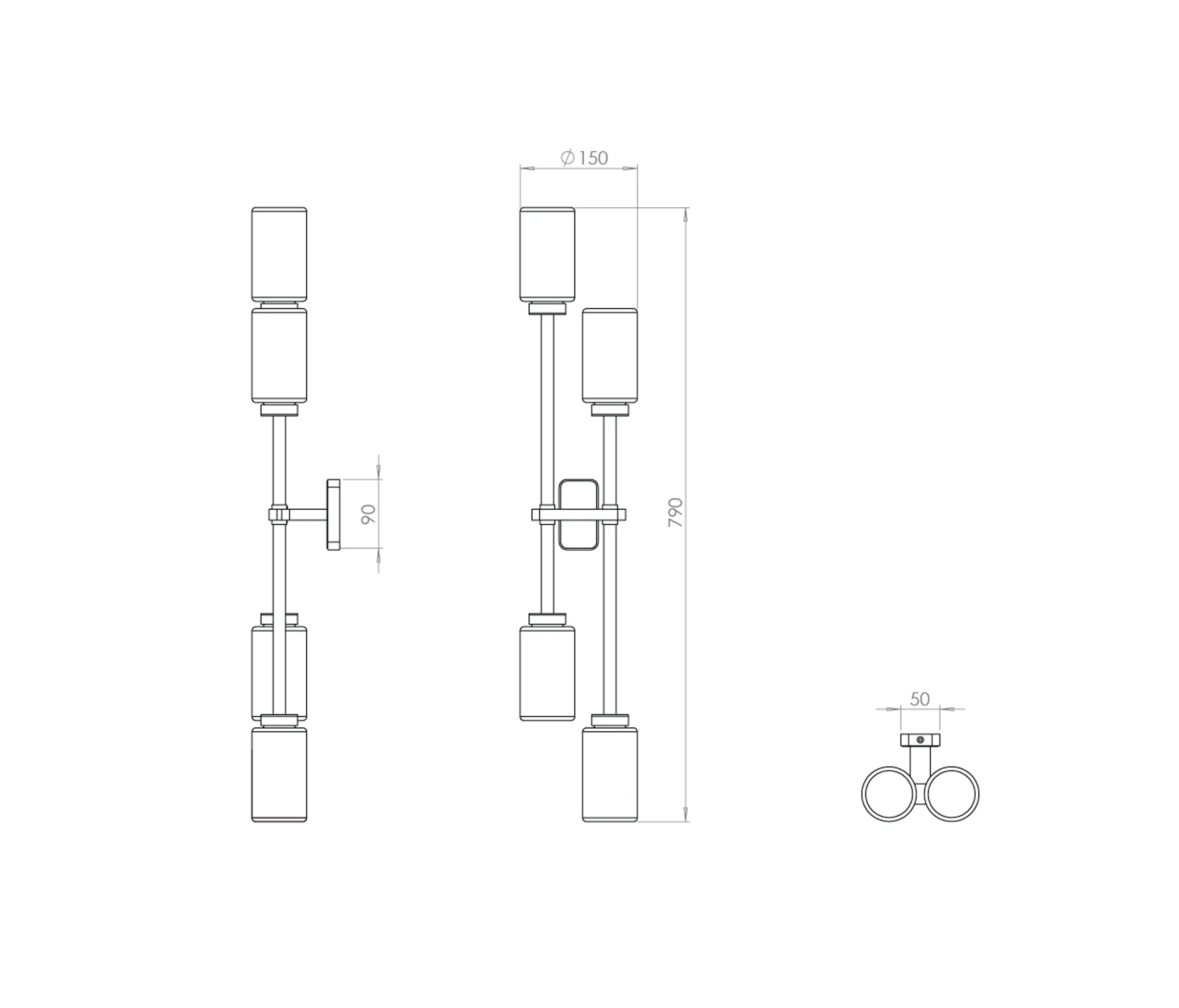 Bert Frank - Farol Double Wall Light
