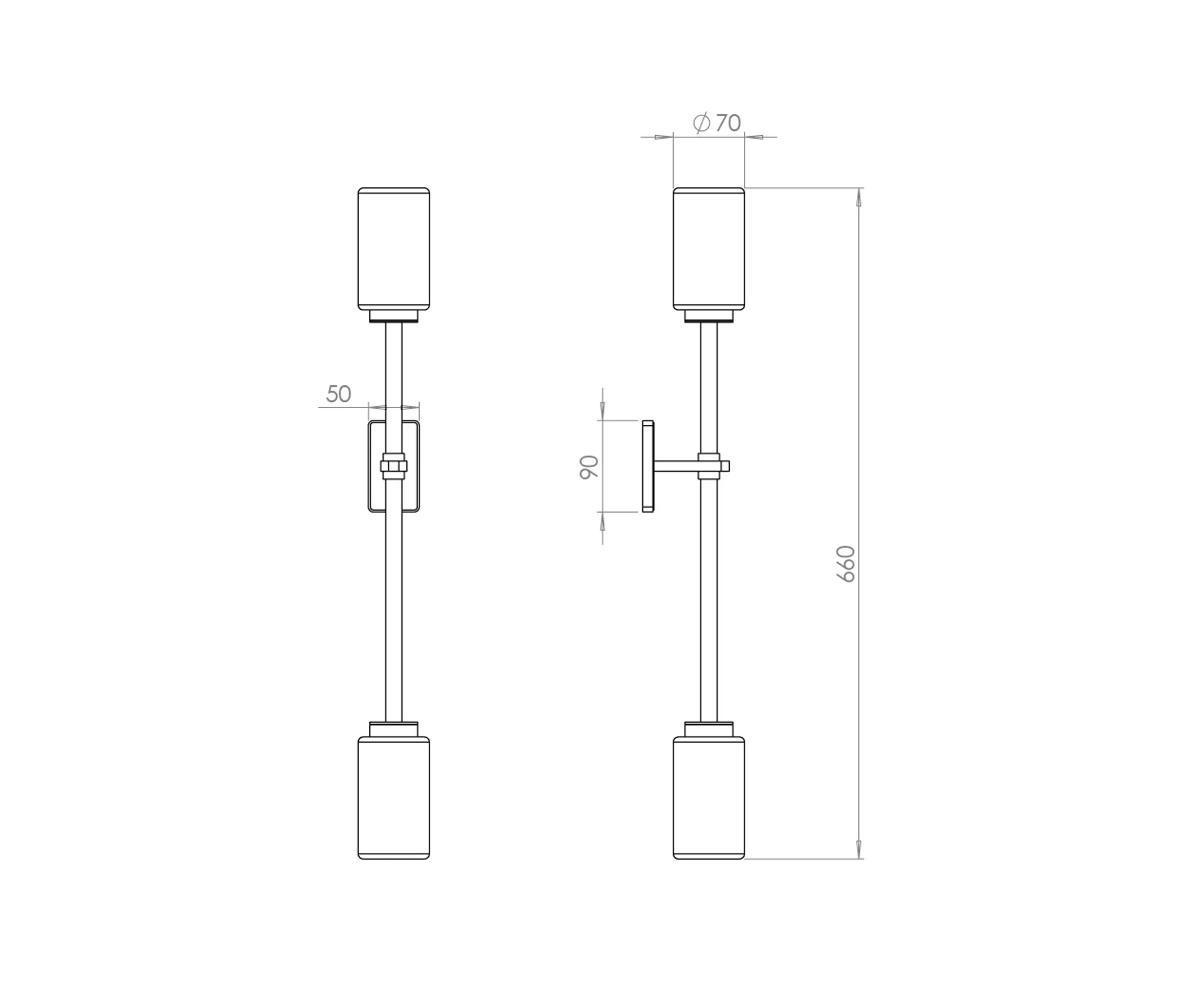 Bert Frank - Farol Single Wall Light