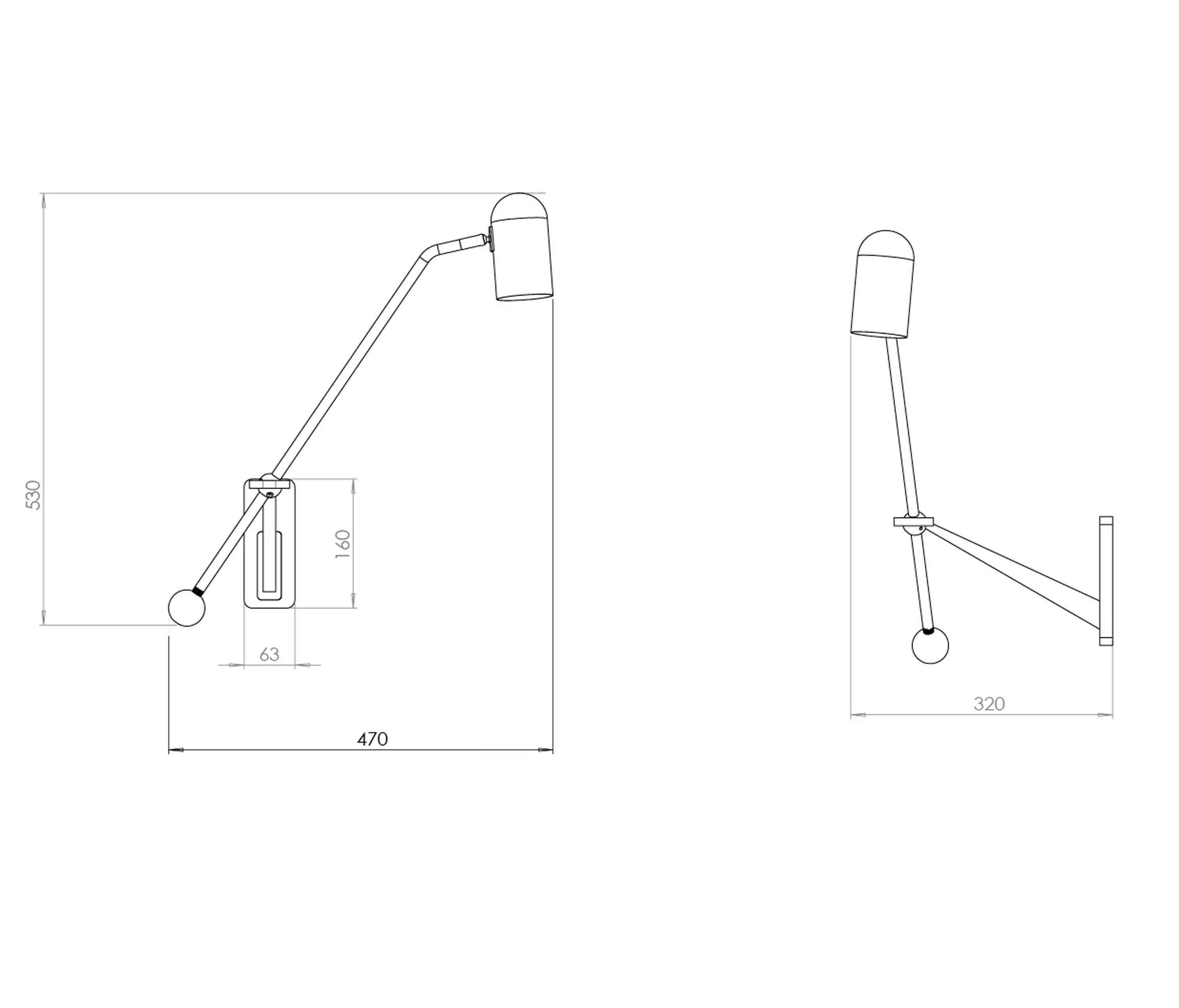 Bert Frank - Stasis Wall Light