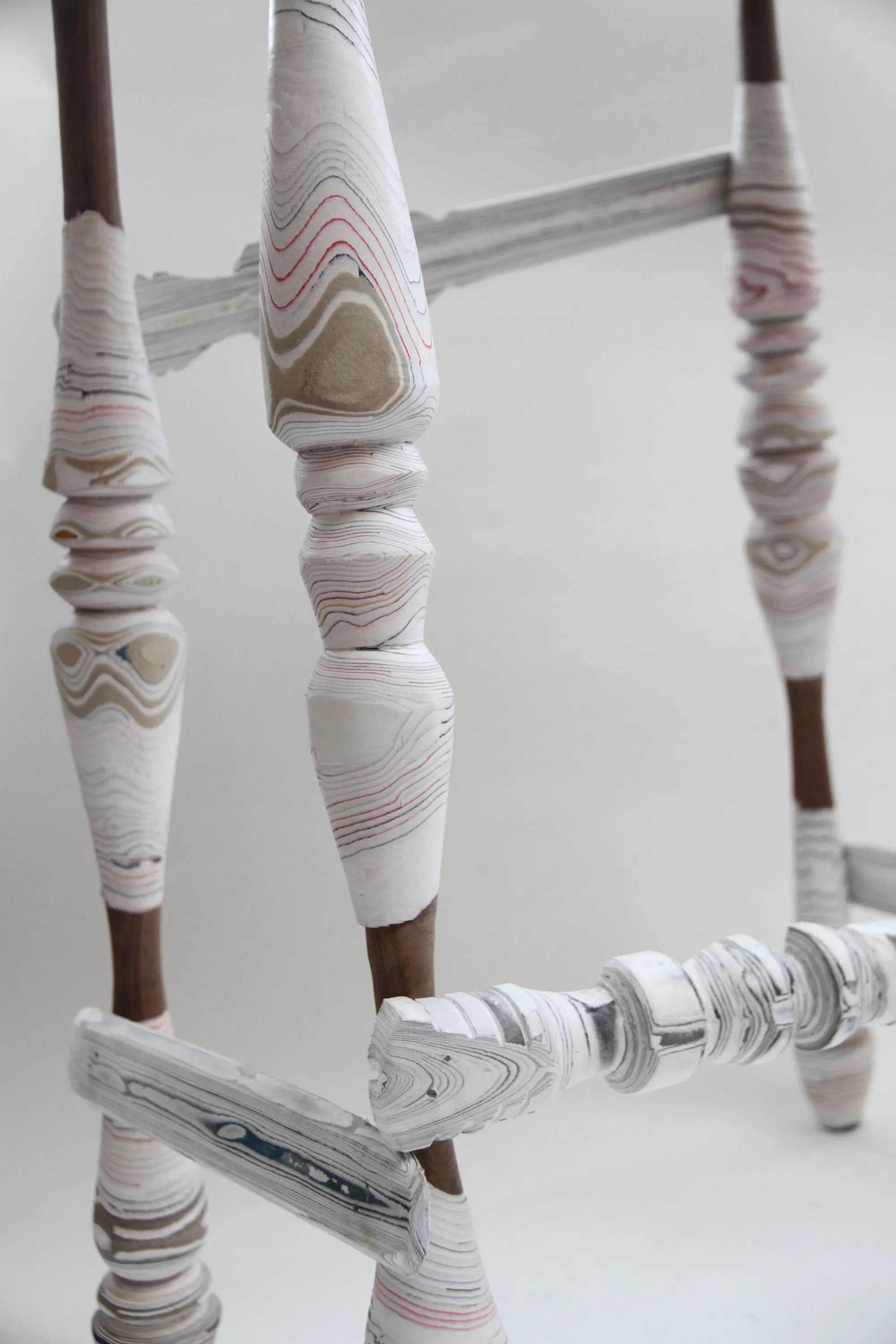 Utopia and Utility - Processed Paper | Harlequin stool