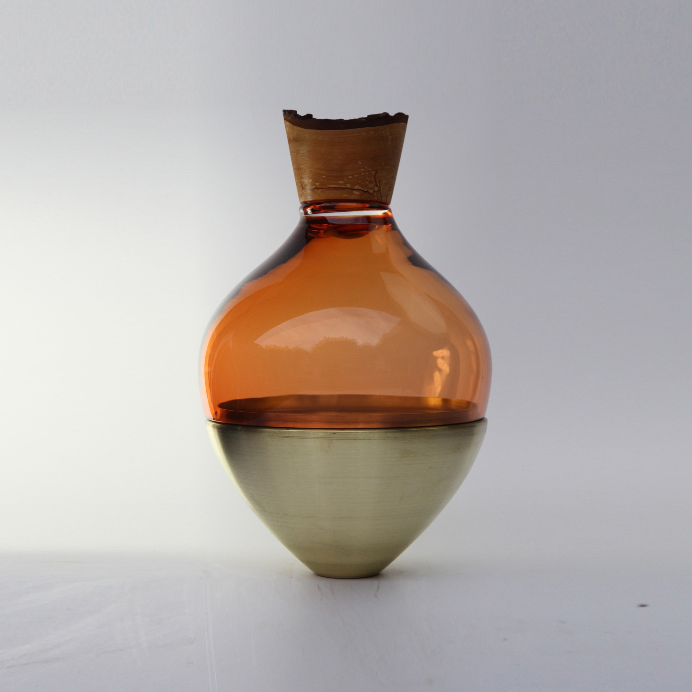 Stacking Vessels | SV India 2 Brass Peach