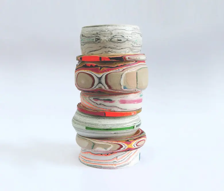 Utopia and Utility - Processed Paper | Modular Paper Vessel