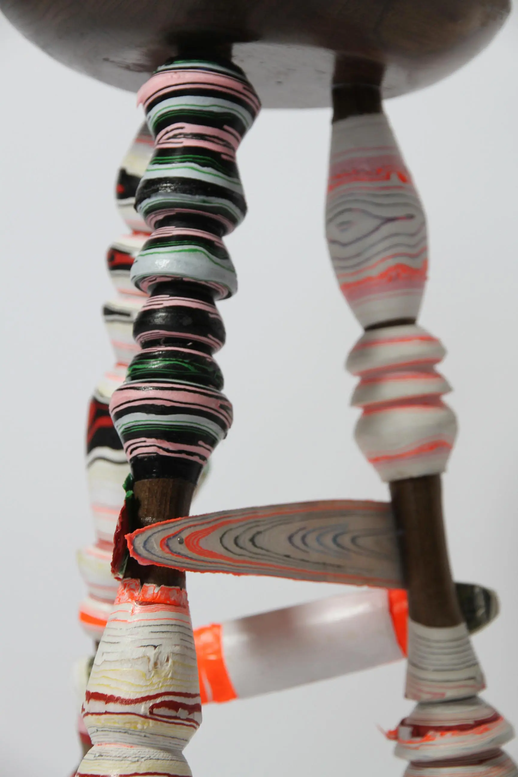 Utopia and Utility - Processed Paper | Harlequin stool