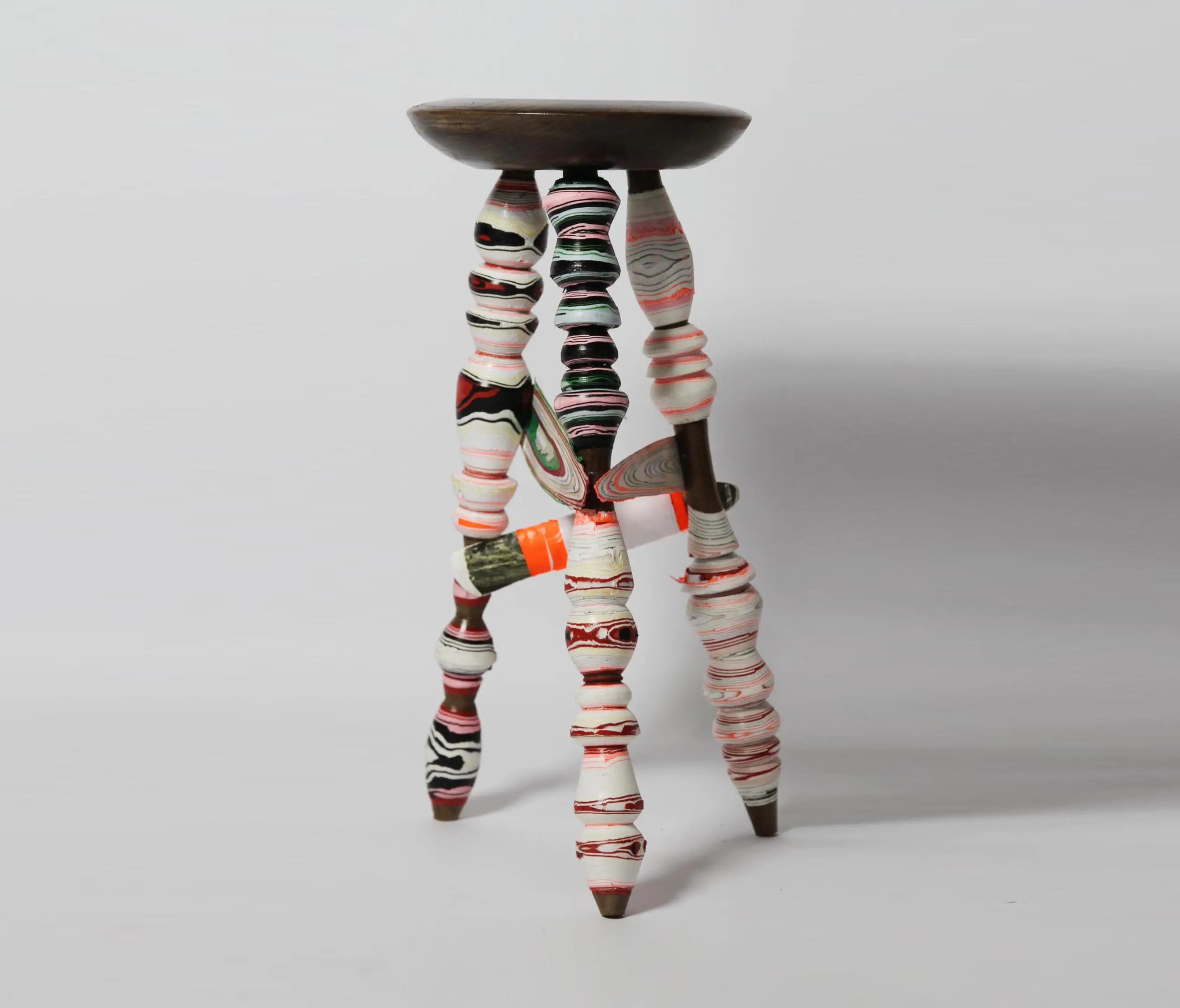 Utopia and Utility - Processed Paper | Harlequin stool