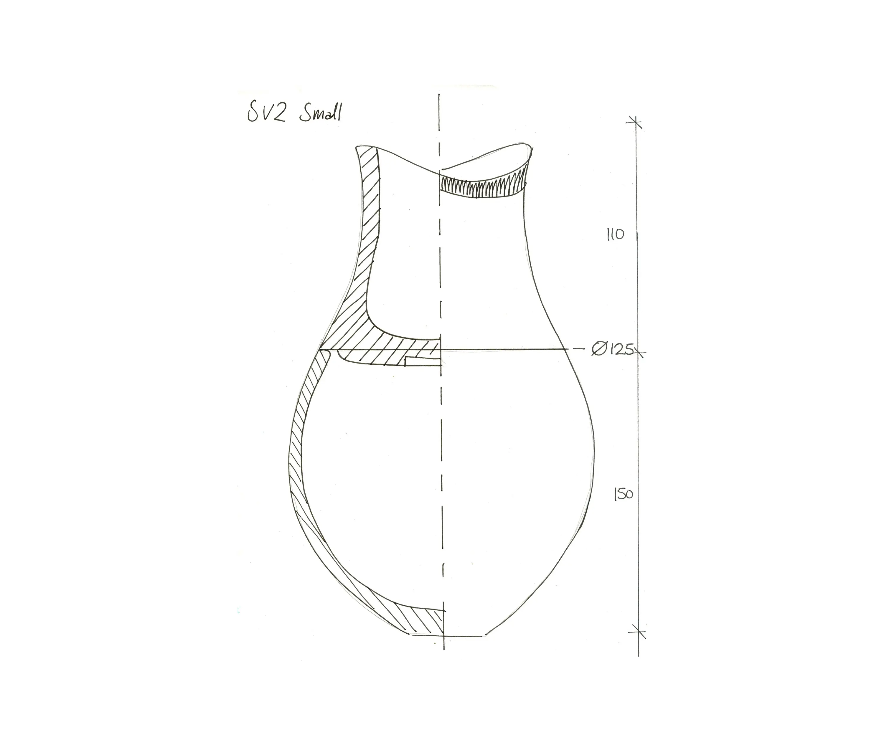 Utopia and Utility - Small Stacking Vessel | SV2 Rose