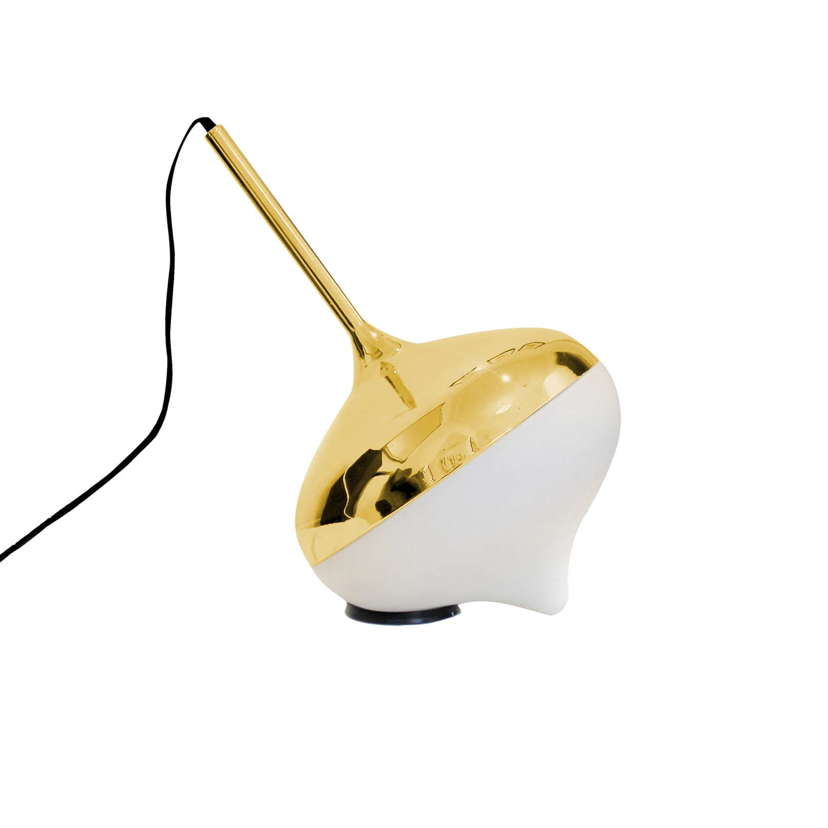 Spun Large Floor Lamp Gold