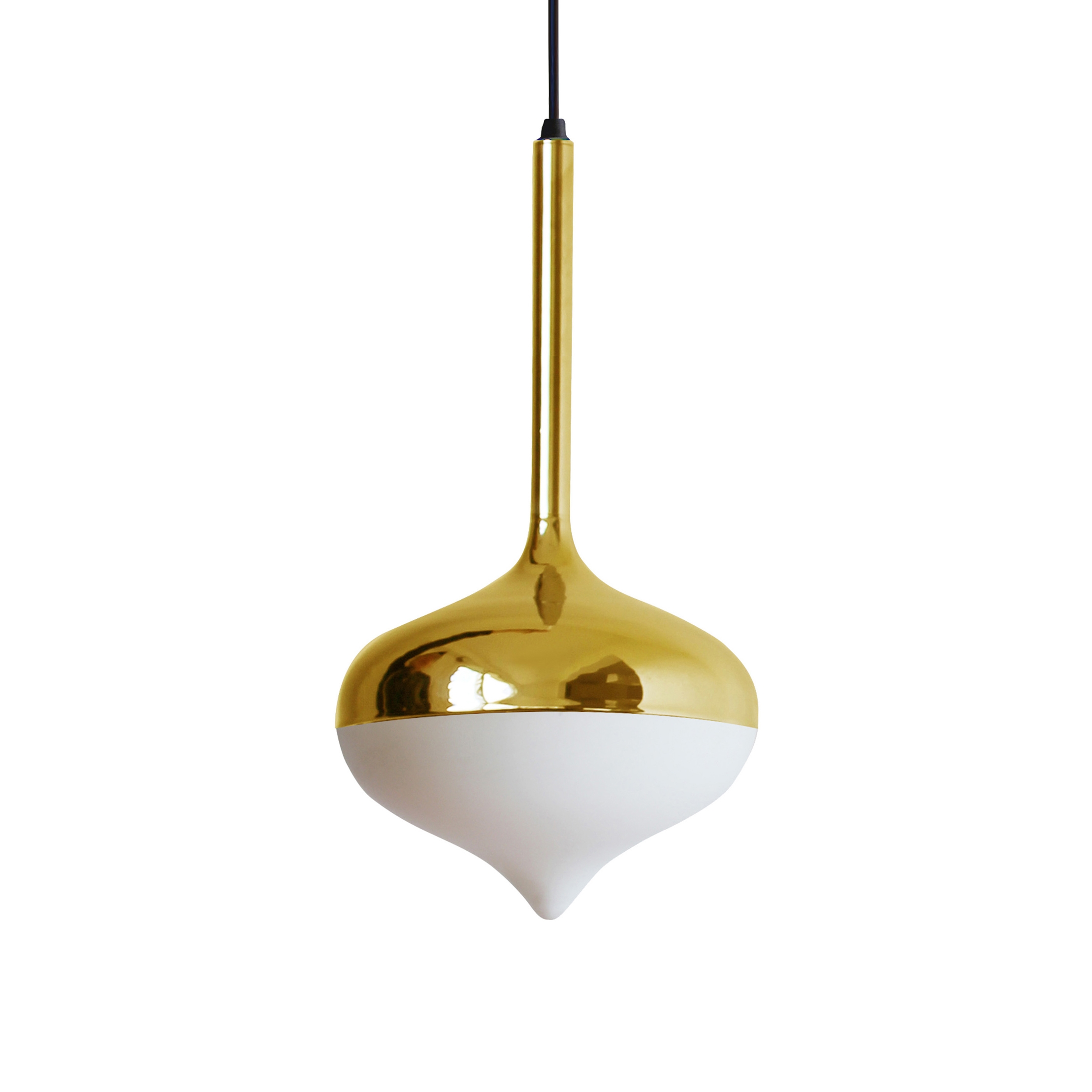 Spun Medium Pendant Lamp Gold