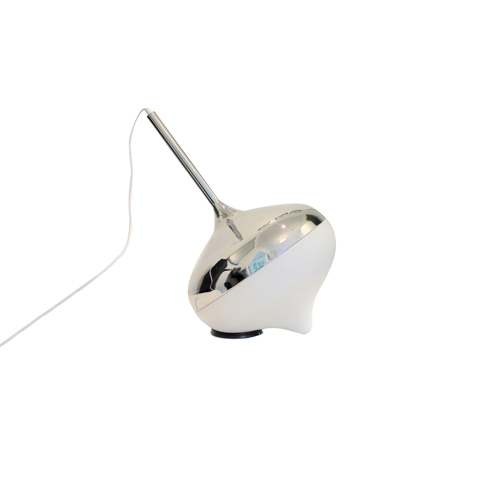 Produkt Spun Small Table Lamp Silver des Herstellers Evie Group anzeigen