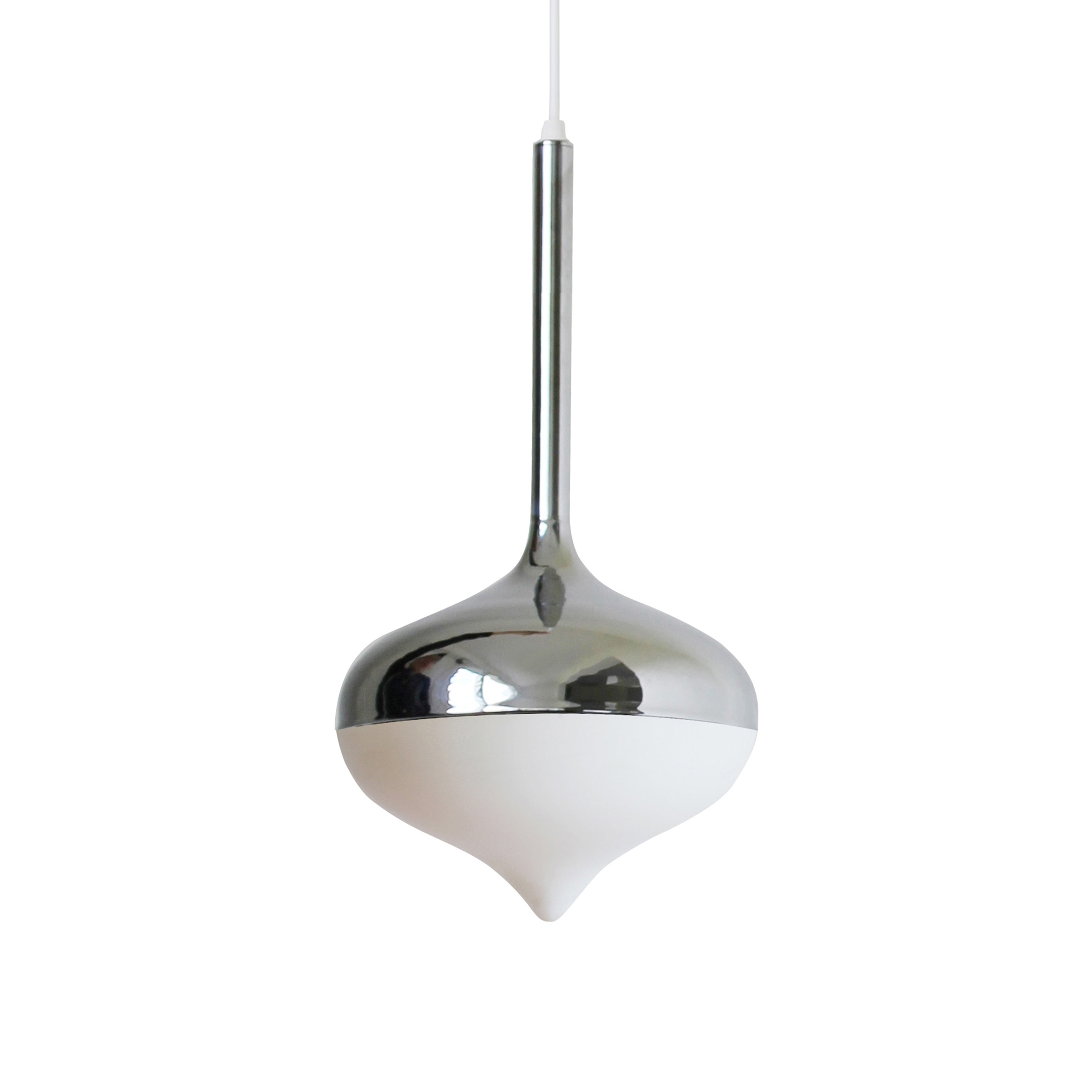 Produkt Spun Medium Pendant Lamp Silver des Herstellers Evie Group anzeigen