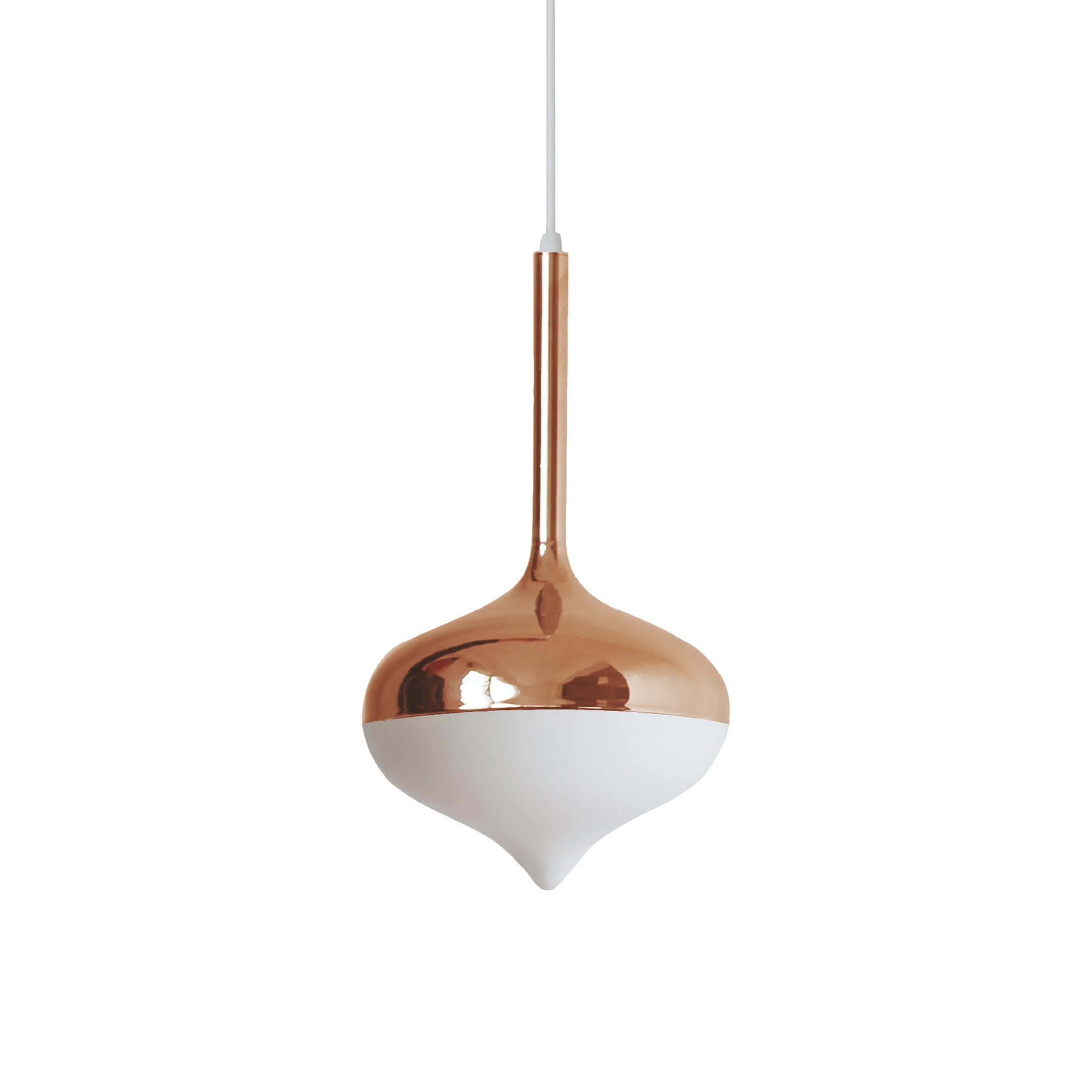 Spun Small Pendant Lamp Rose Gold