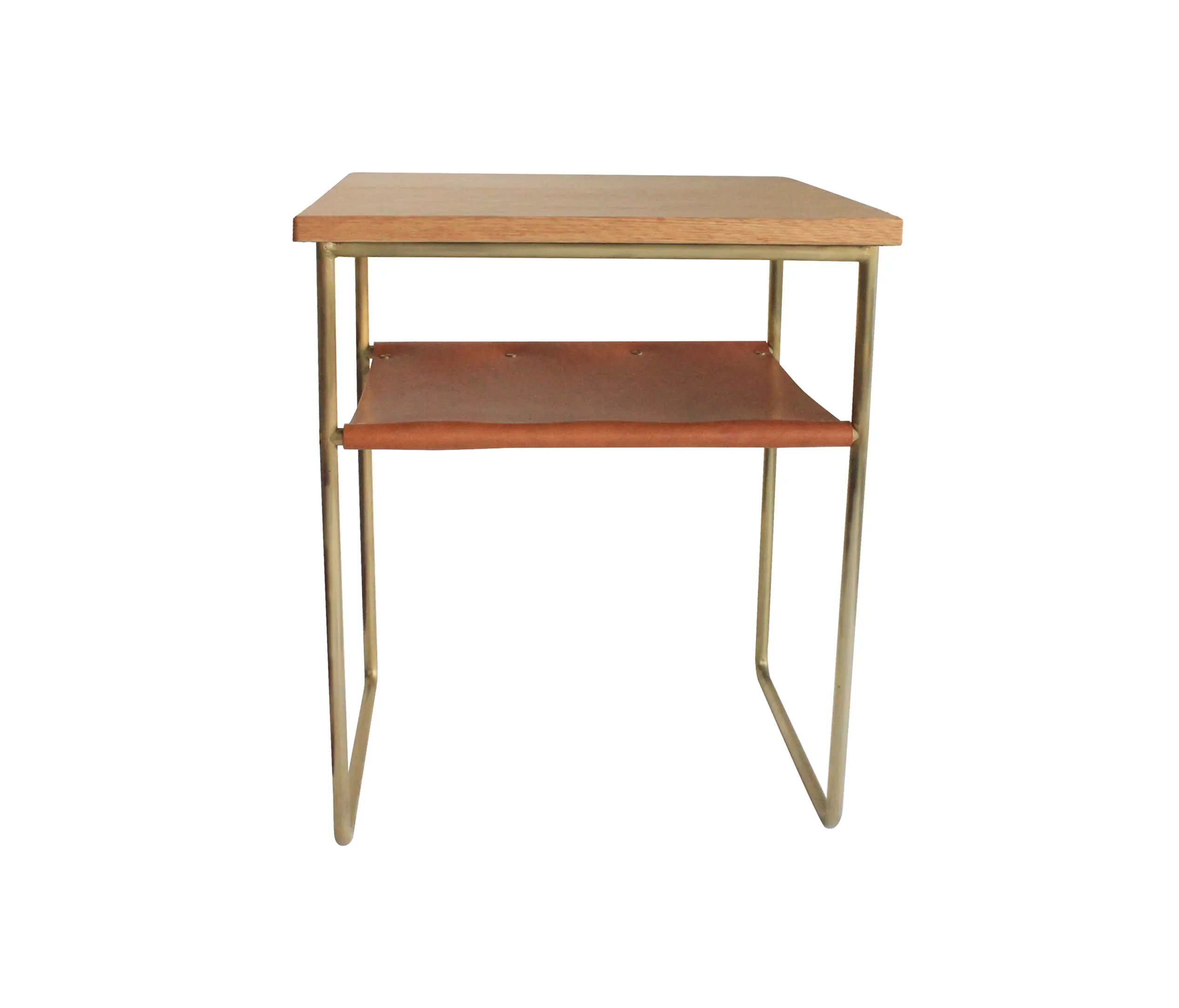 Evie Group - Niles Side Table | Brass