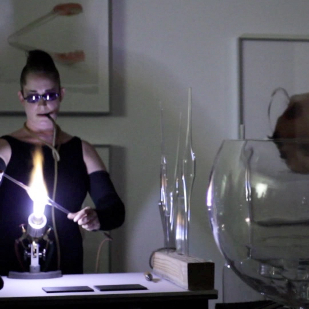 Flames and Frequencies: performance for glass percussion and fire