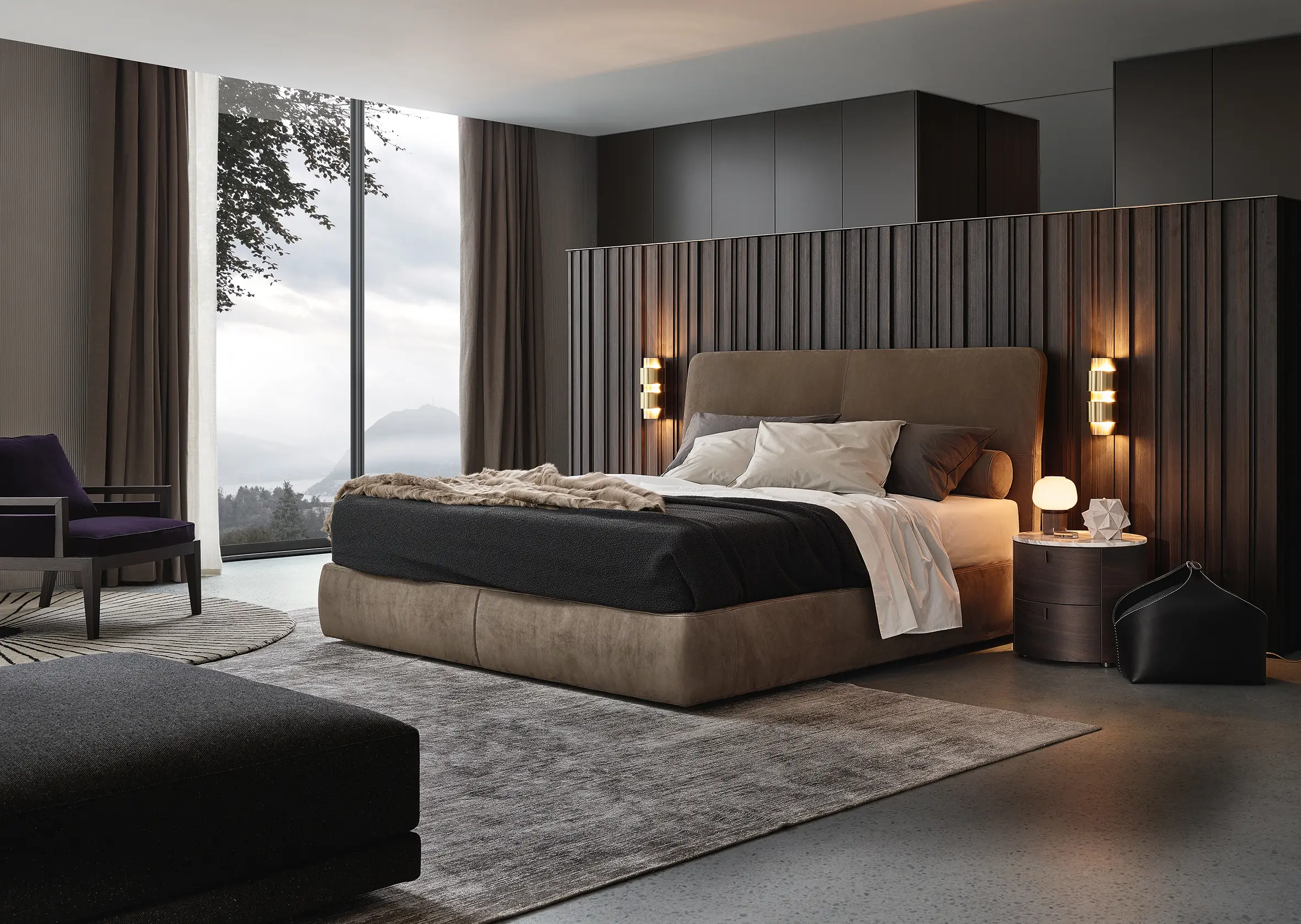 CTO Lighting - Ring wall tall stainless steel