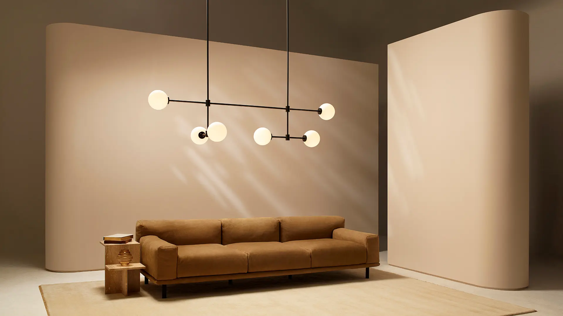 CTO Lighting - Trevi Multi 6 pendant bronze