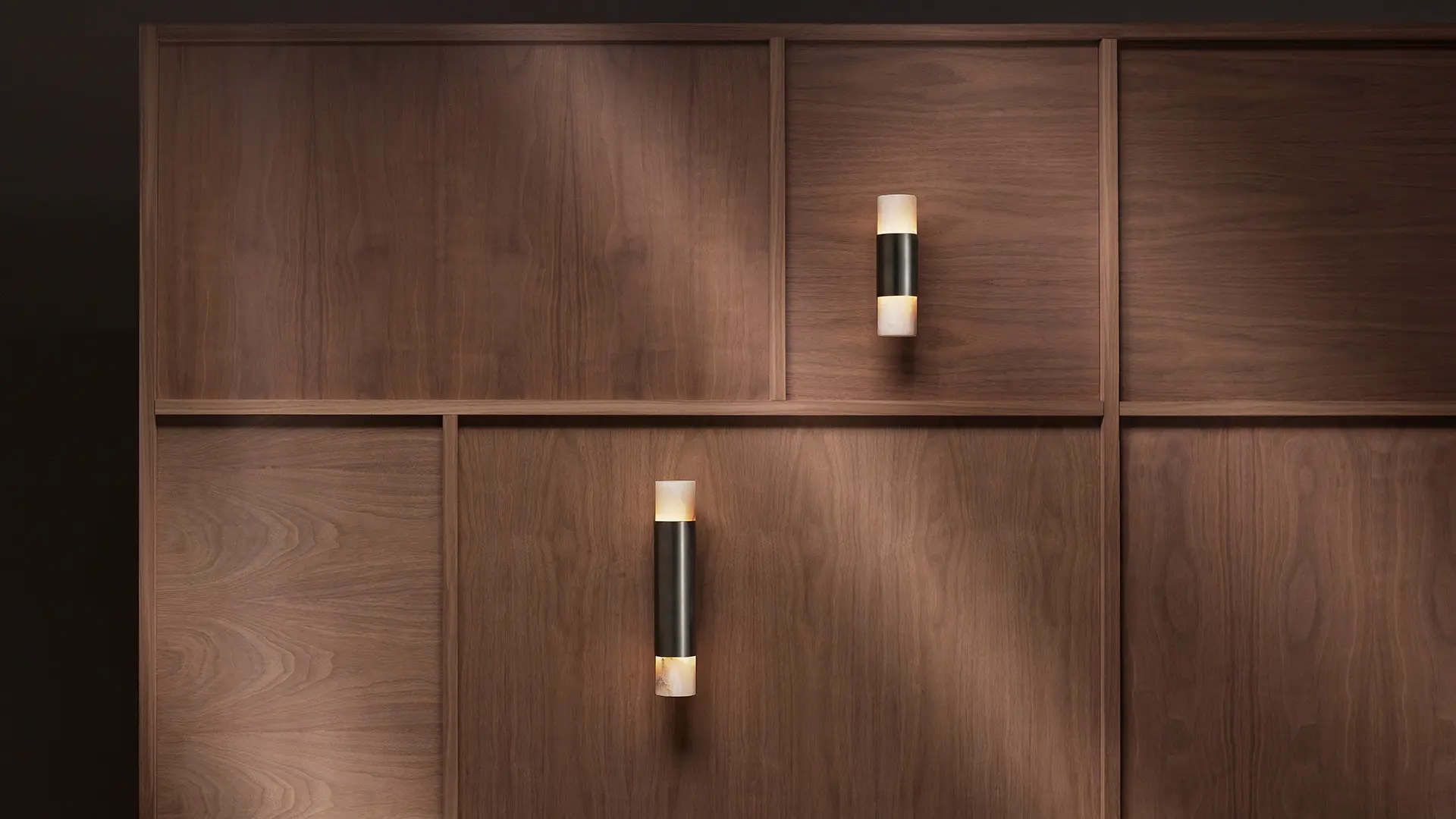 CTO Lighting - Roma wall tall satin brass