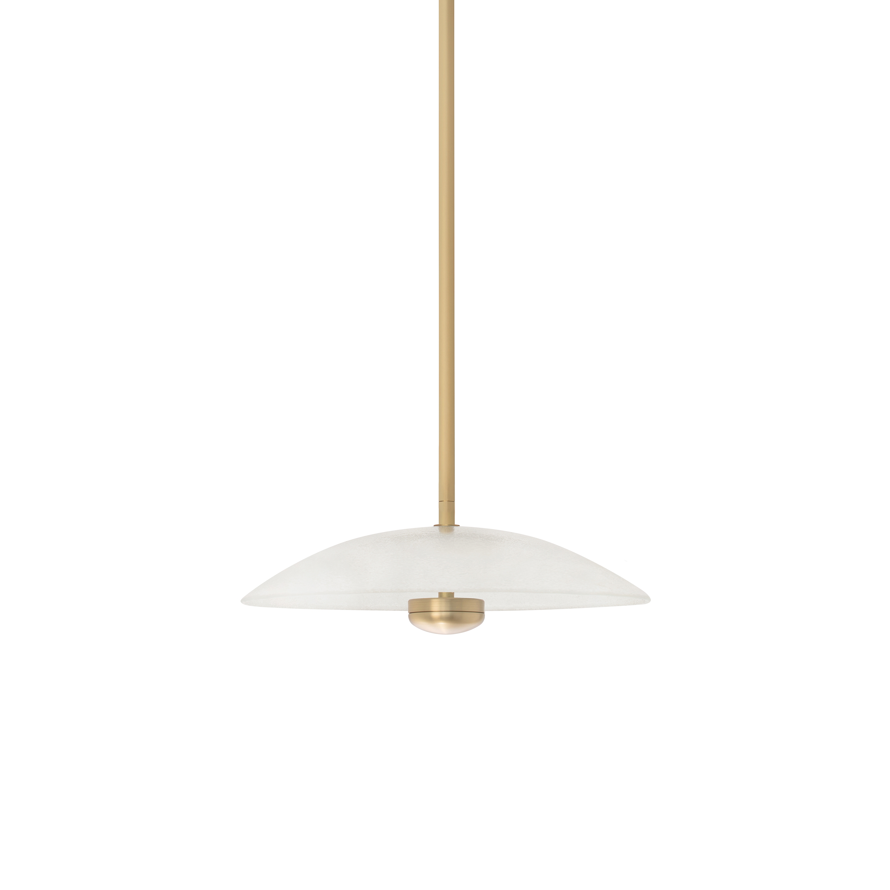 Cielo pendant small satin brass