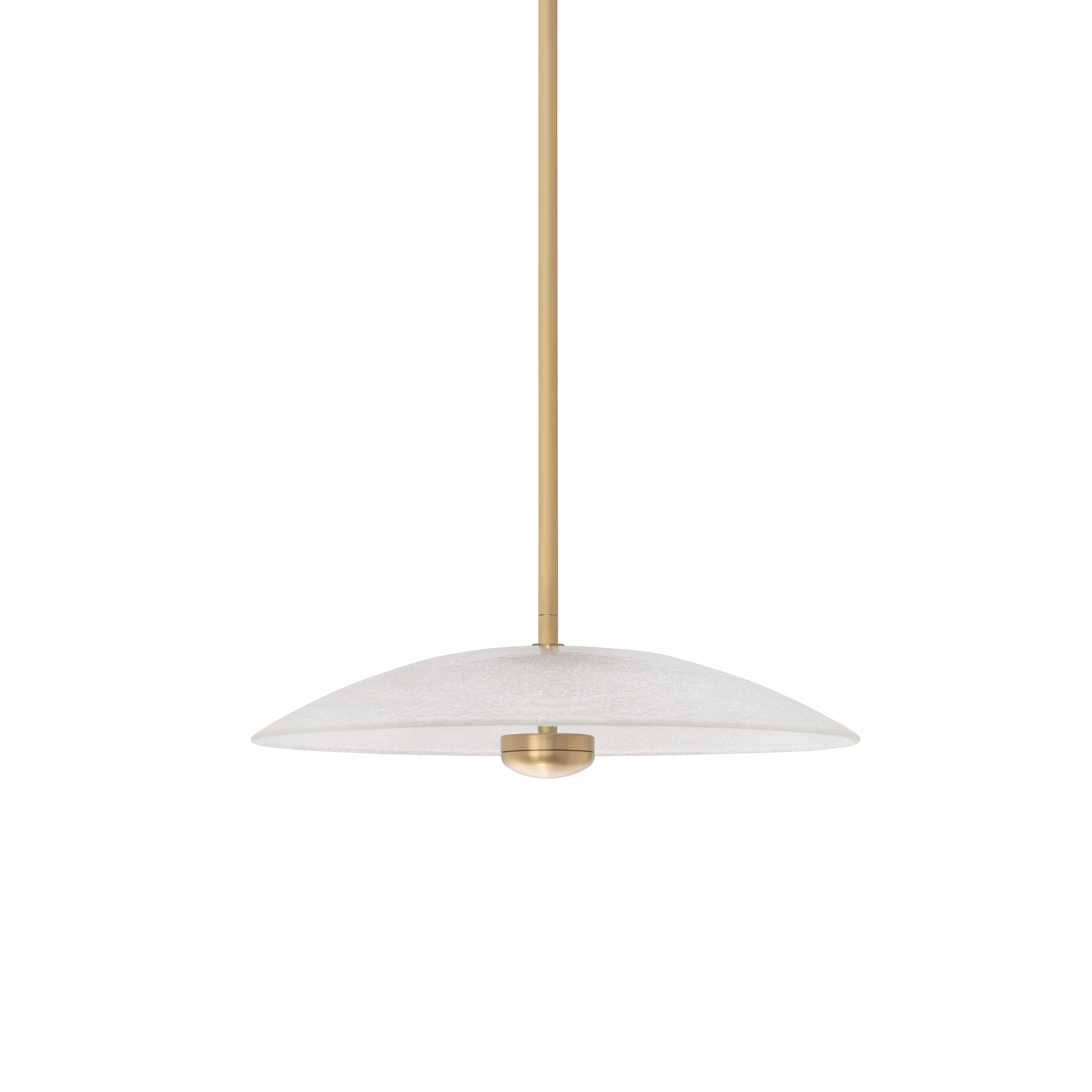 Cielo pendant medium satin brass