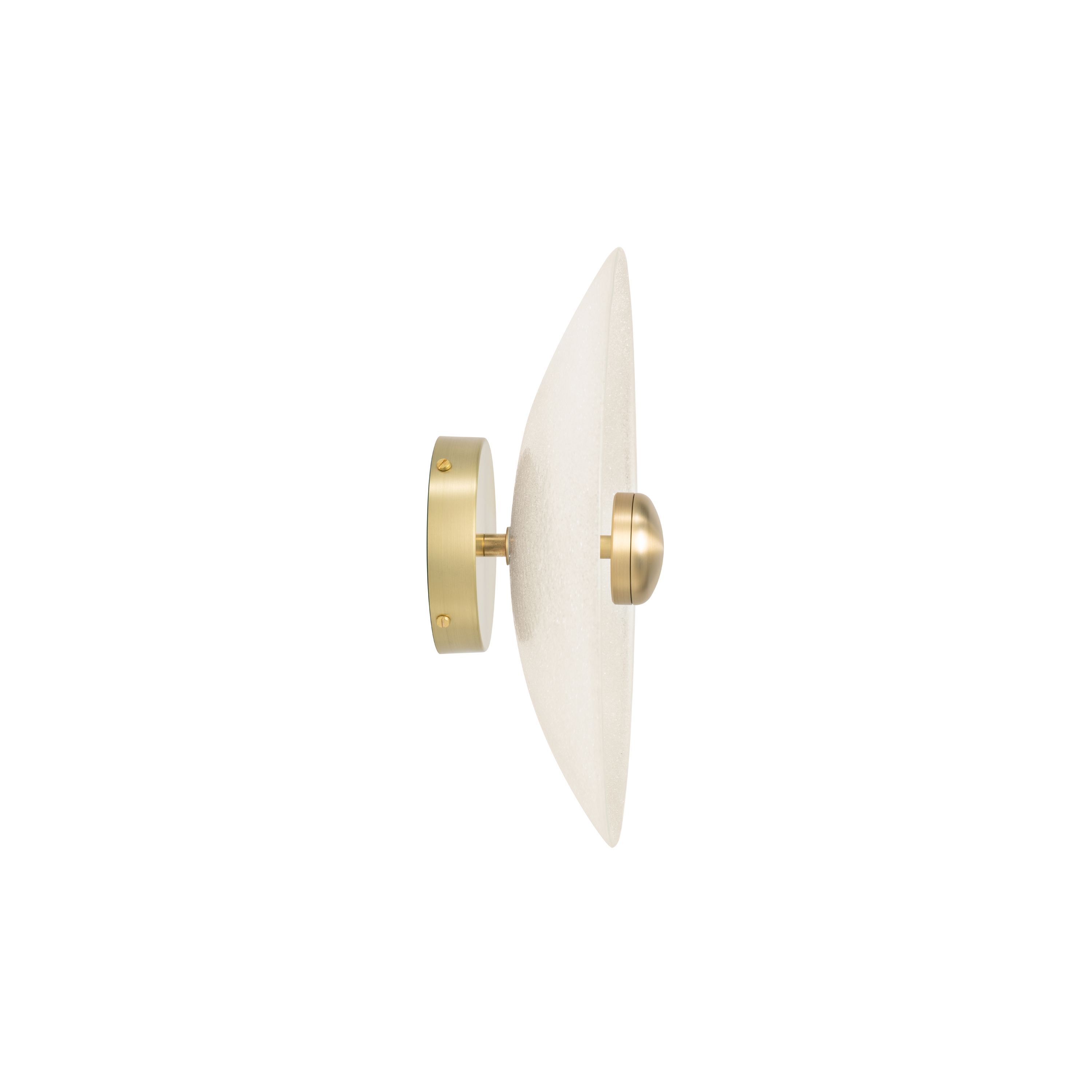 Lampada a parete Cielo in ottone satinato