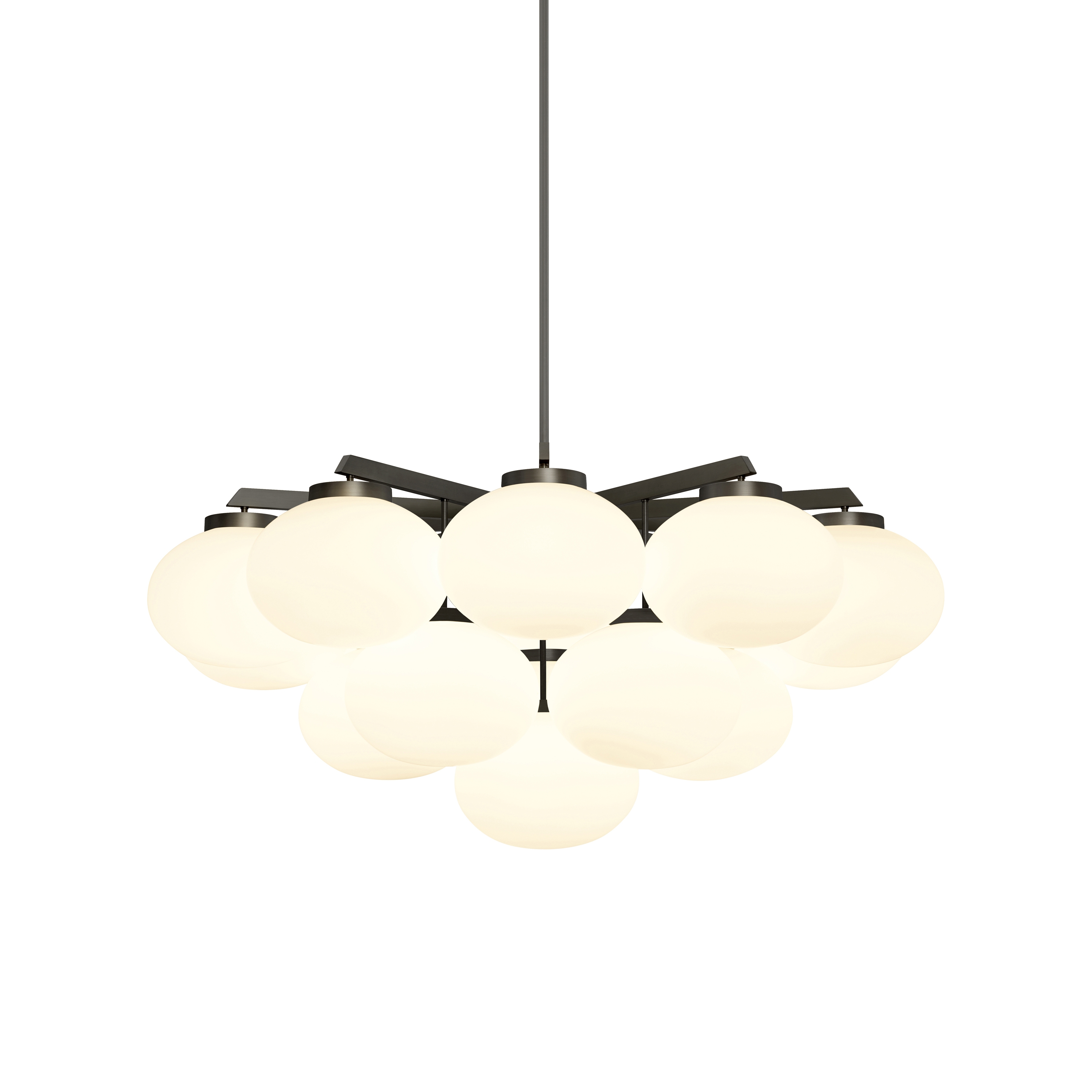 Display product Cloudesley chandelier large bronze from manufacturer CTO Lighting