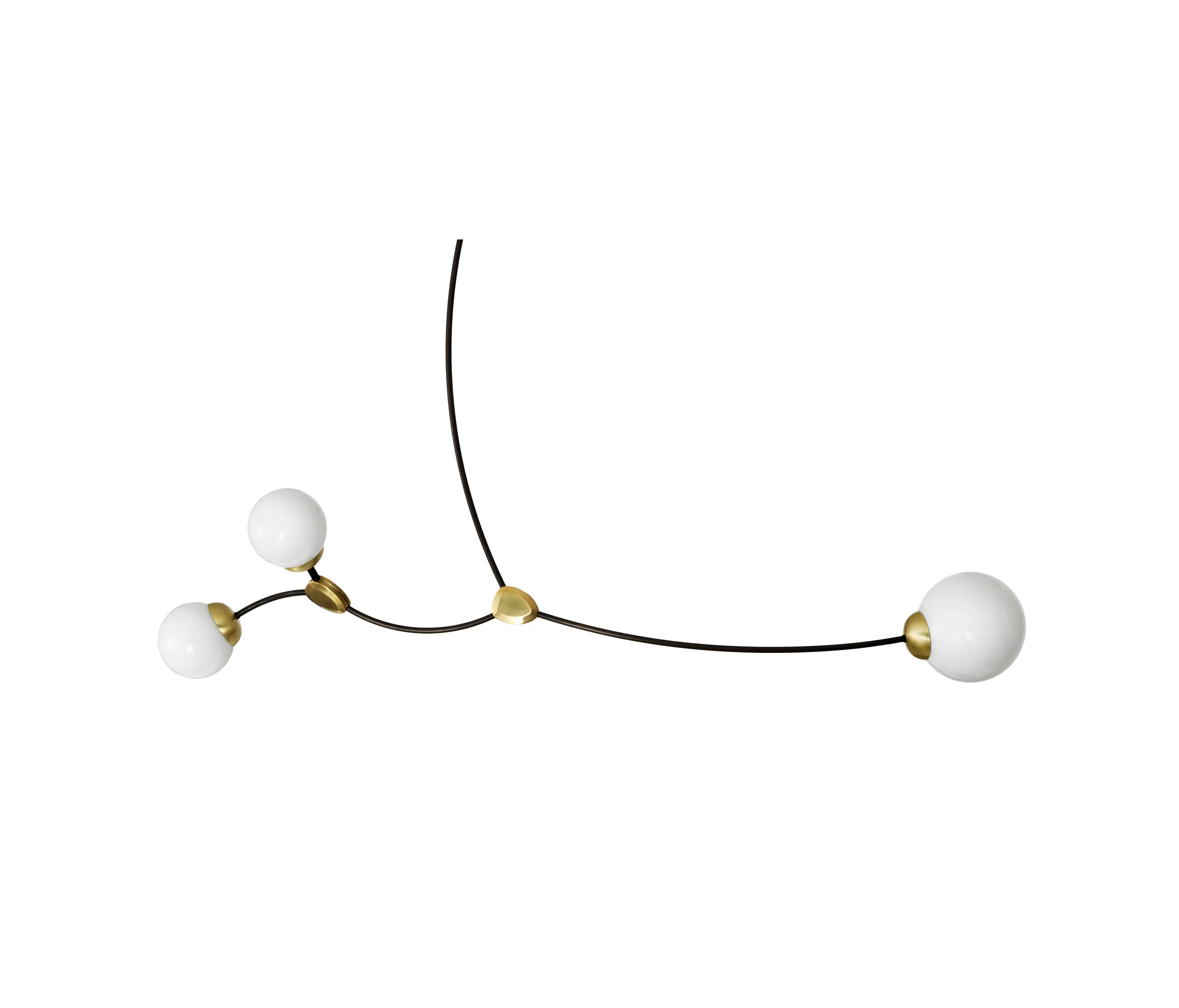 CTO Lighting - Ivy pendant 3 opal glass