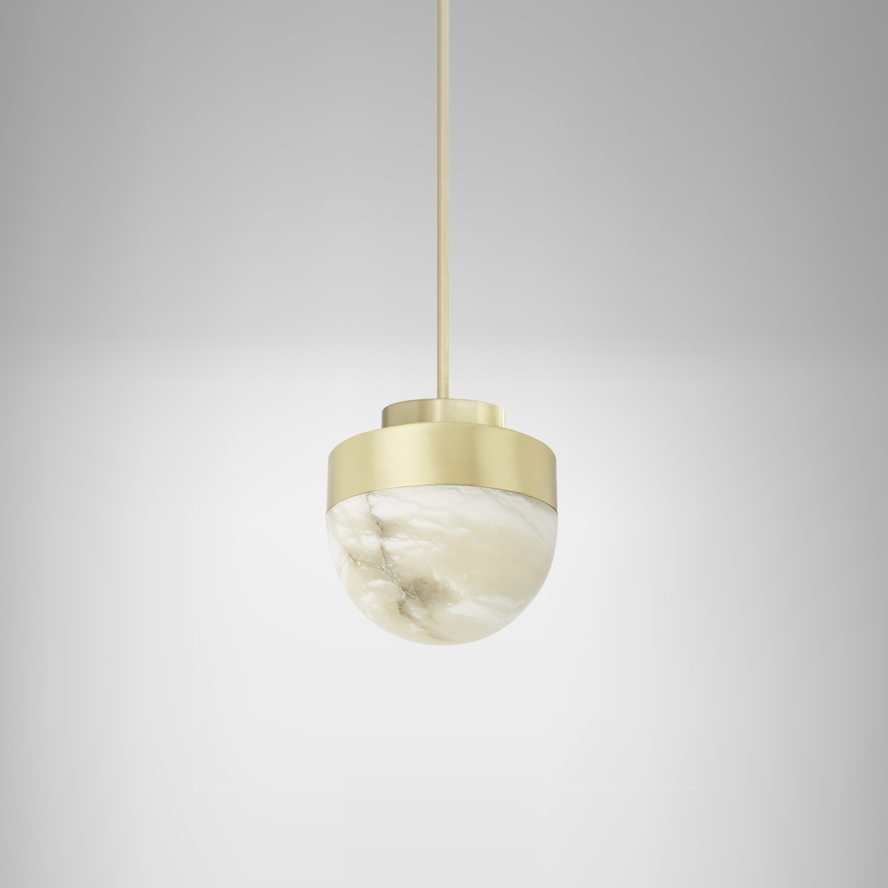 Lucid 200 pendant satin brass