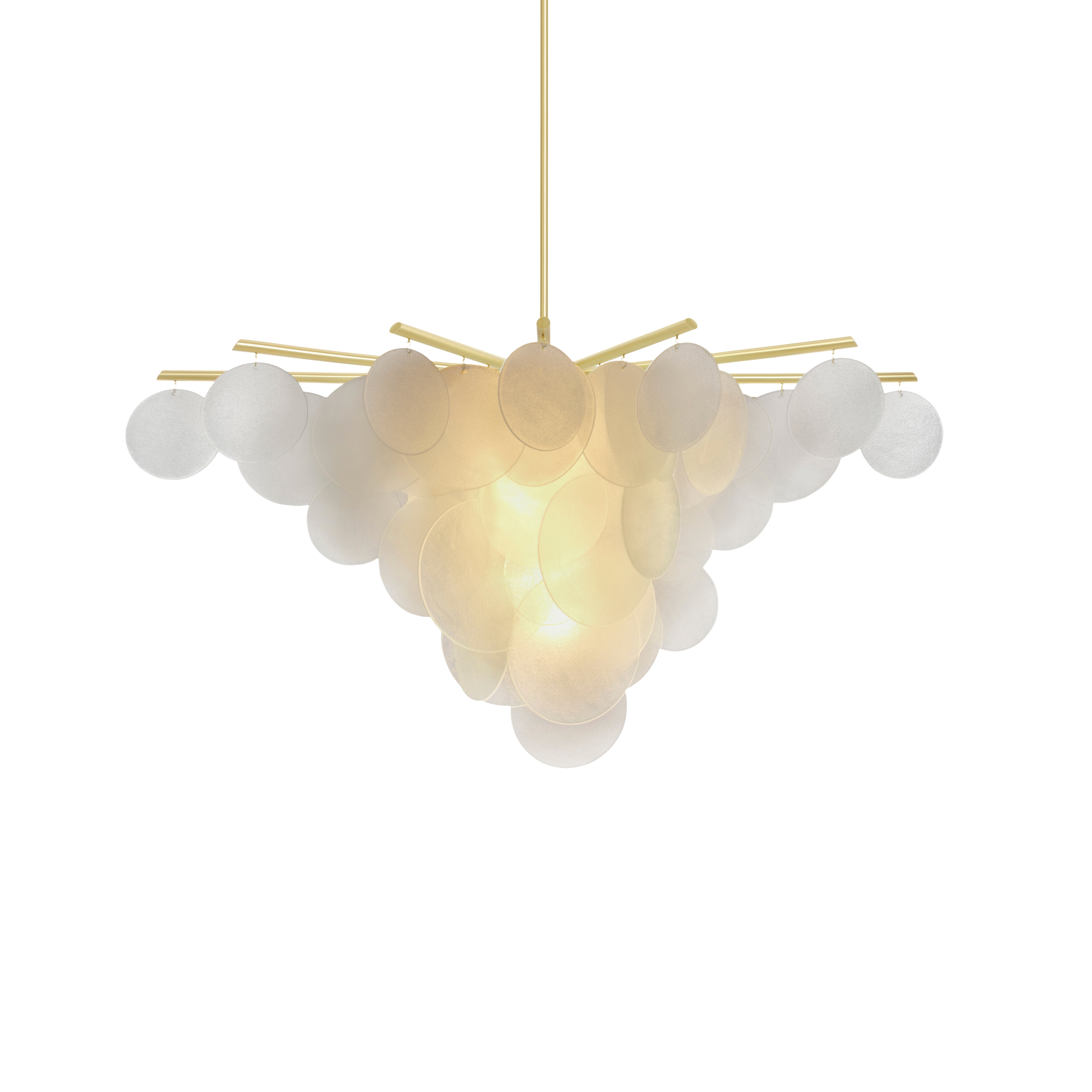 Nimbus pendant satin brass